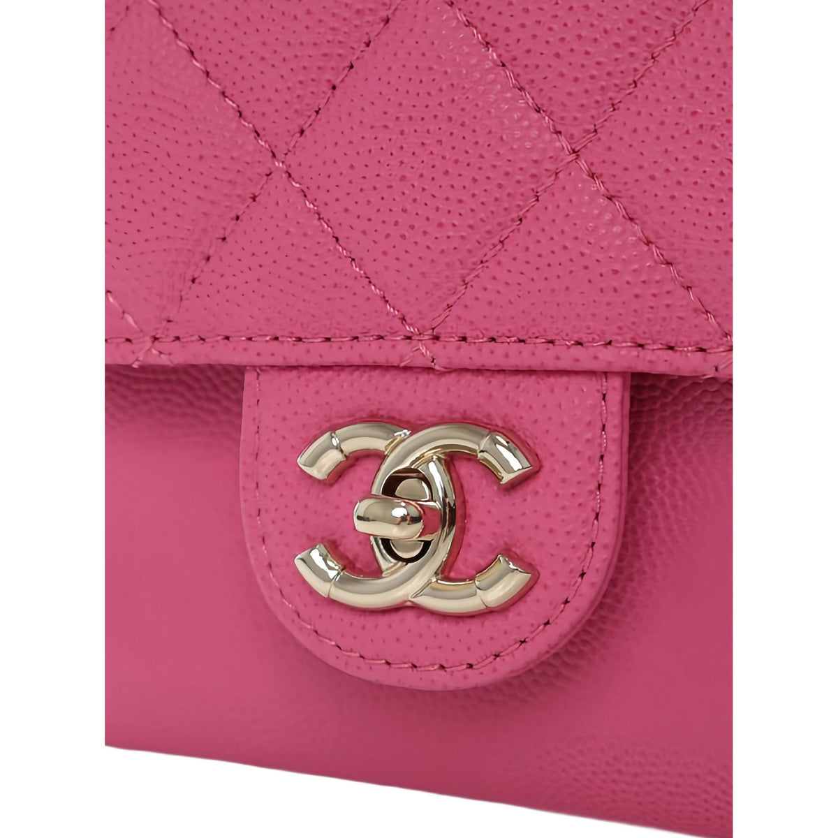 Chanel Small Quilted Caviar CC Day Backpack — Pink