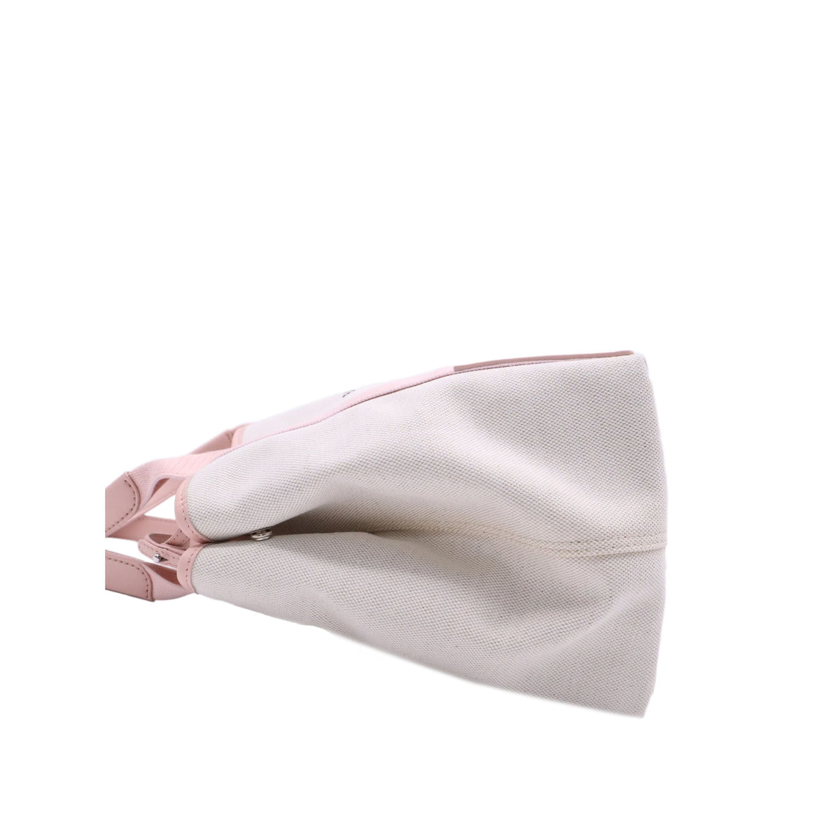 Balenciaga Canvas Navy Cabas Tote S — White
