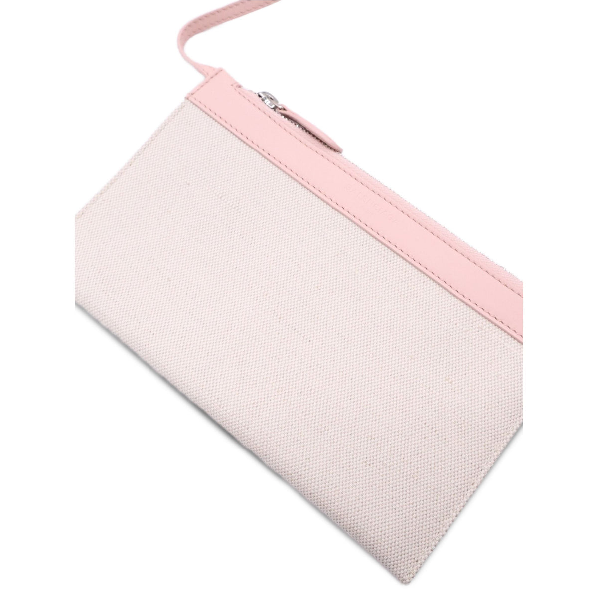 Balenciaga Canvas Navy Cabas Tote S — White
