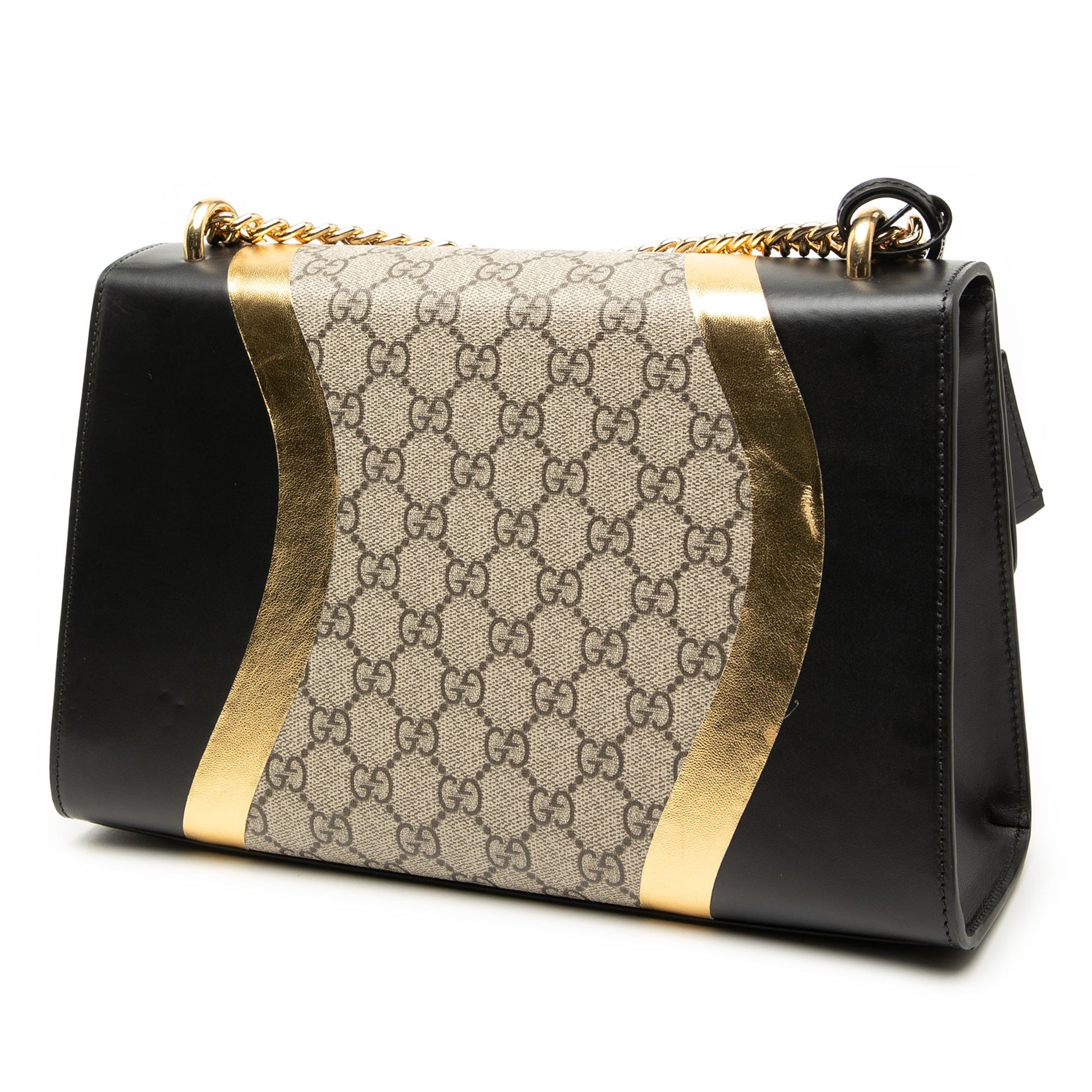 Gucci Large GG Supreme Osiride Padlock Crossbody