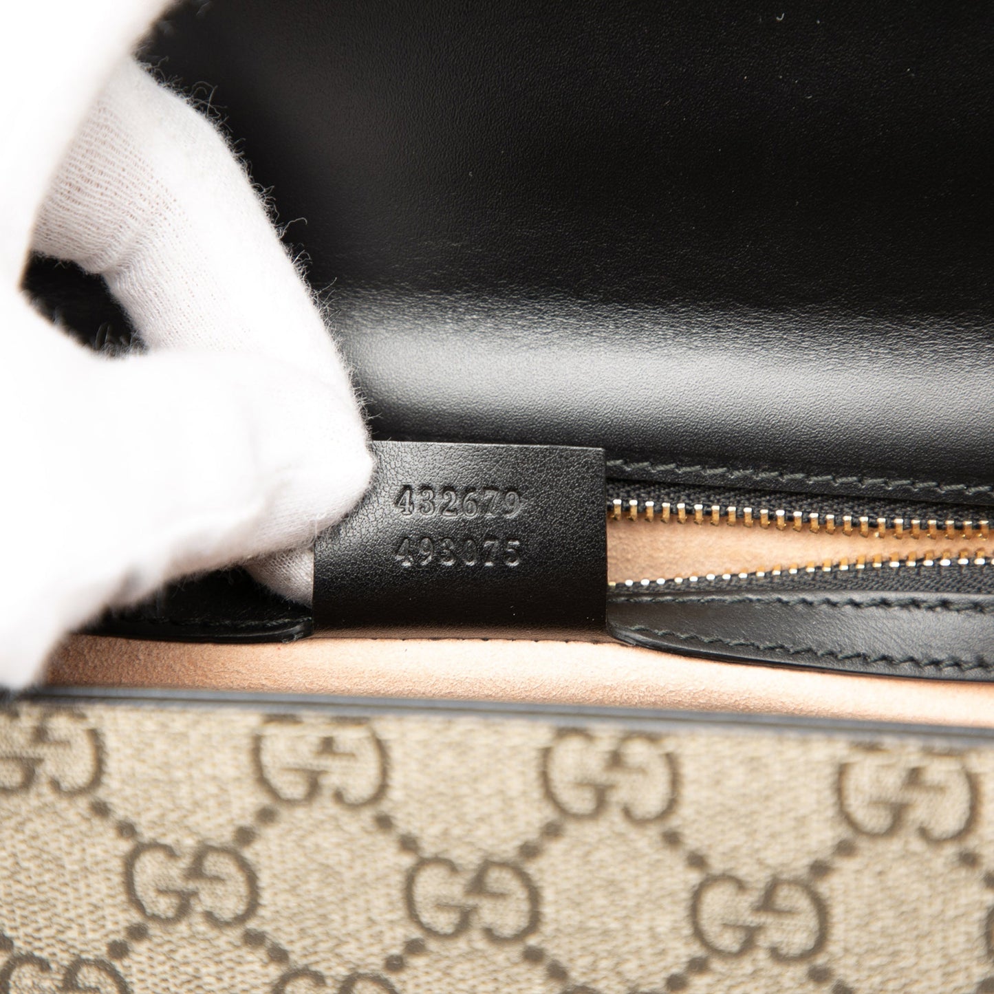 Gucci Large GG Supreme Osiride Padlock Crossbody