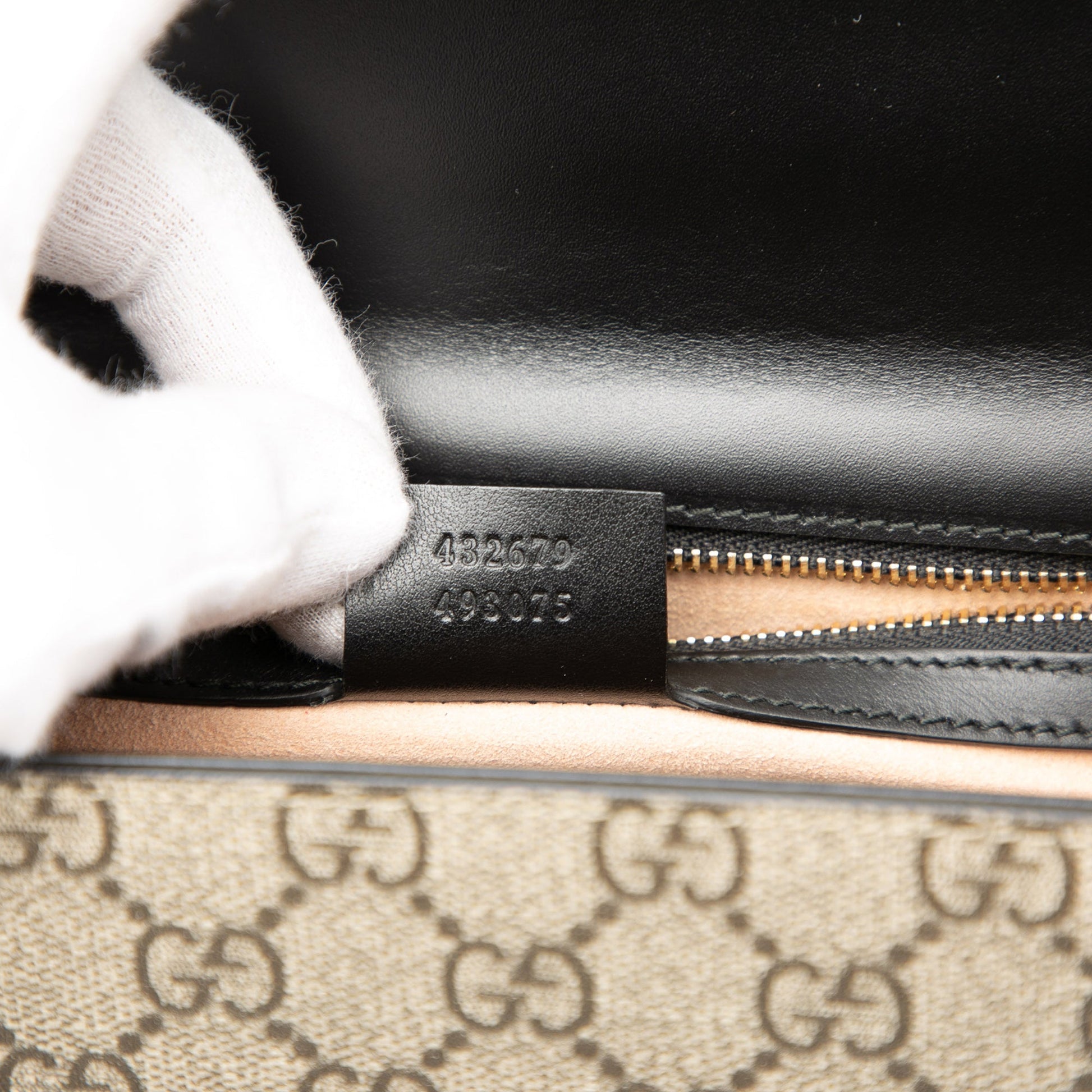 Gucci Large GG Supreme Osiride Padlock Crossbody