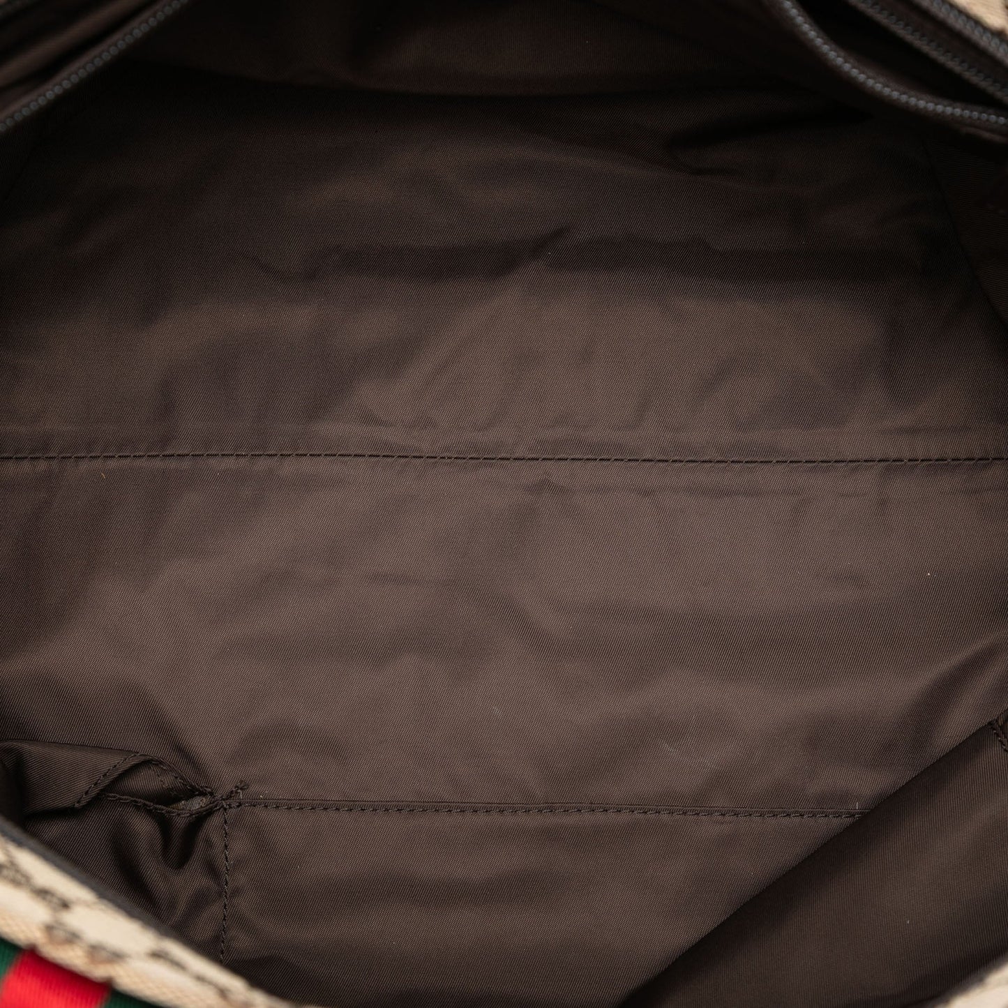Gucci GG Canvas Web Tote