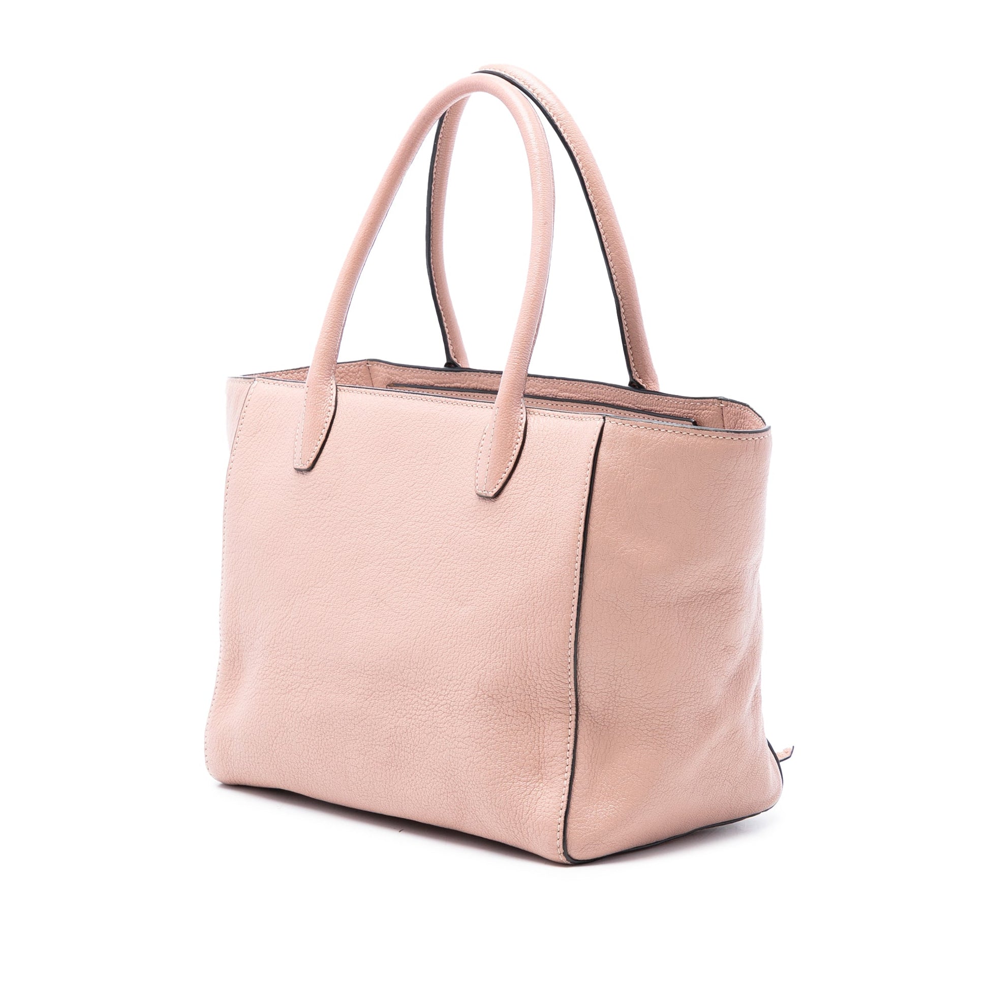 Miu Miu Goatskin Madras Front Pocket Satchel