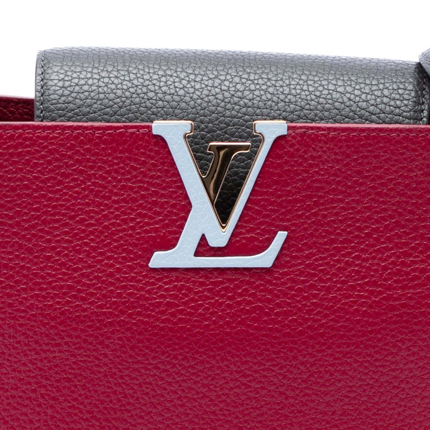 Louis Vuitton Tricolor Taurillon Capucines PM