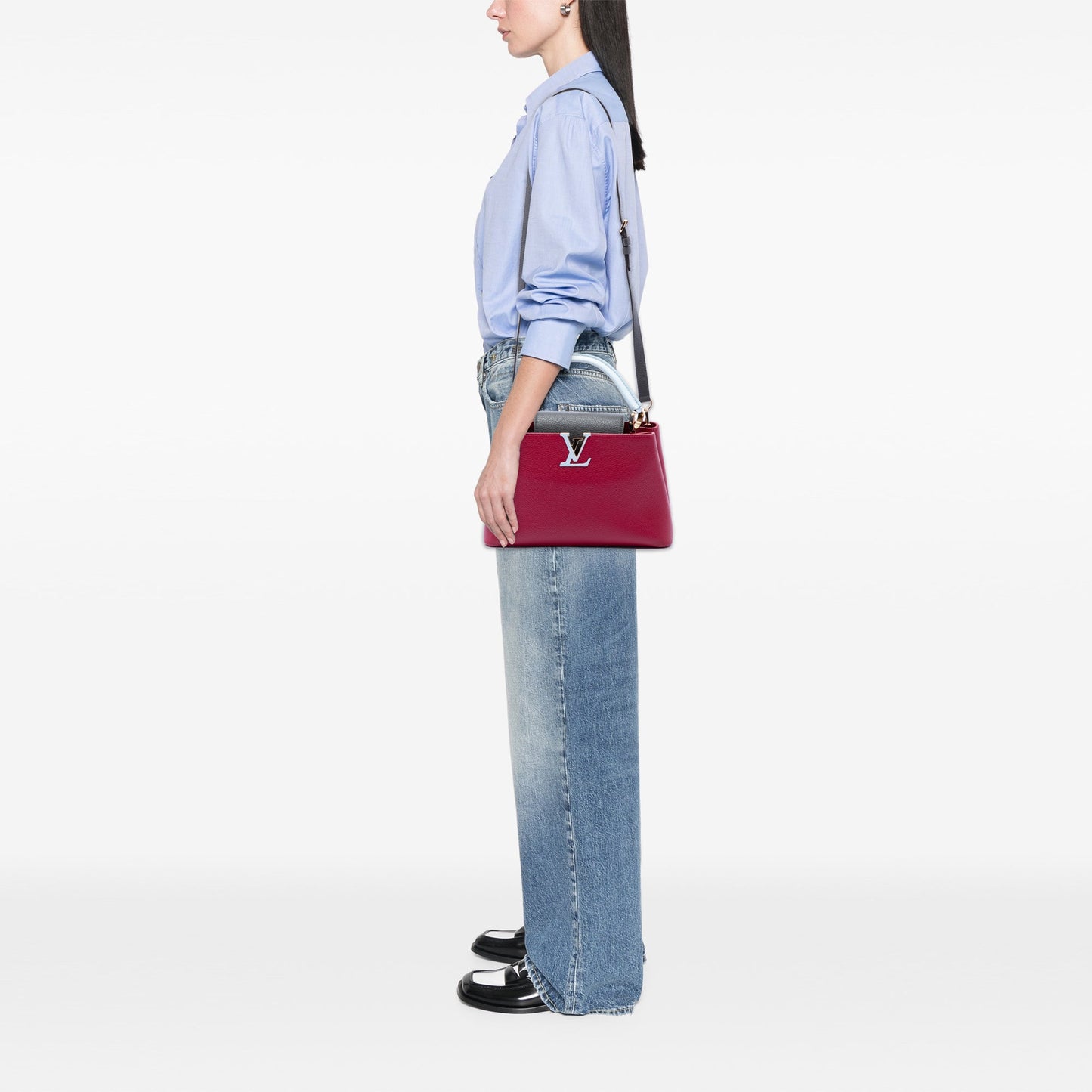 Louis Vuitton Tricolor Taurillon Capucines PM