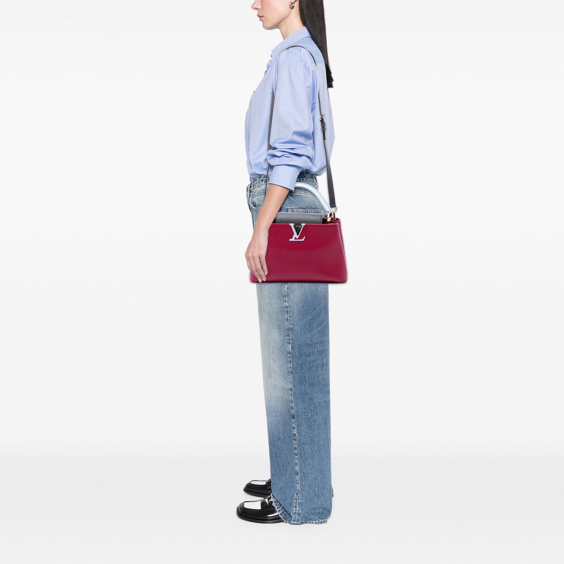 Louis Vuitton Tricolor Taurillon Capucines PM