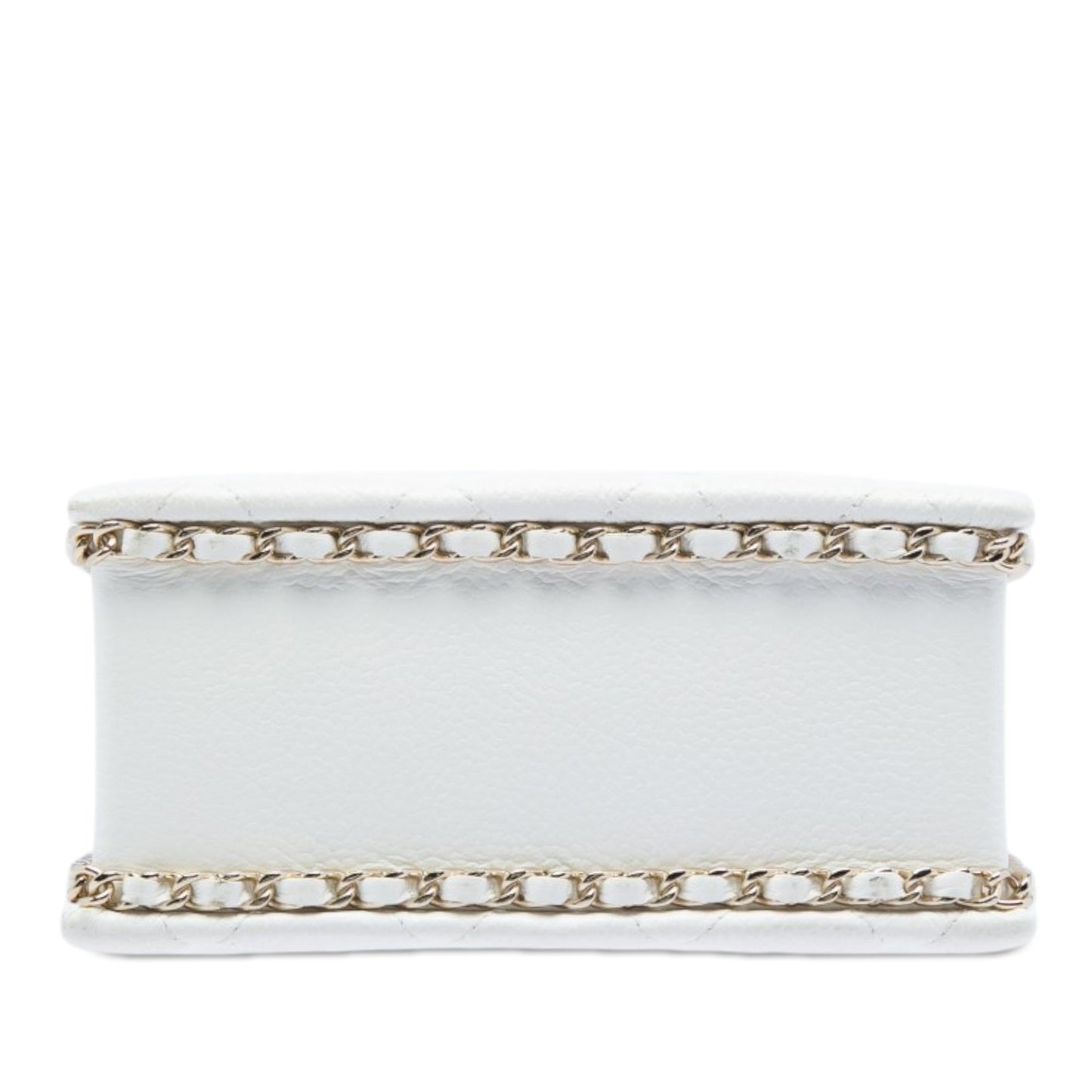 Chanel Mini Quilted Caviar Cut Out Evening Tote