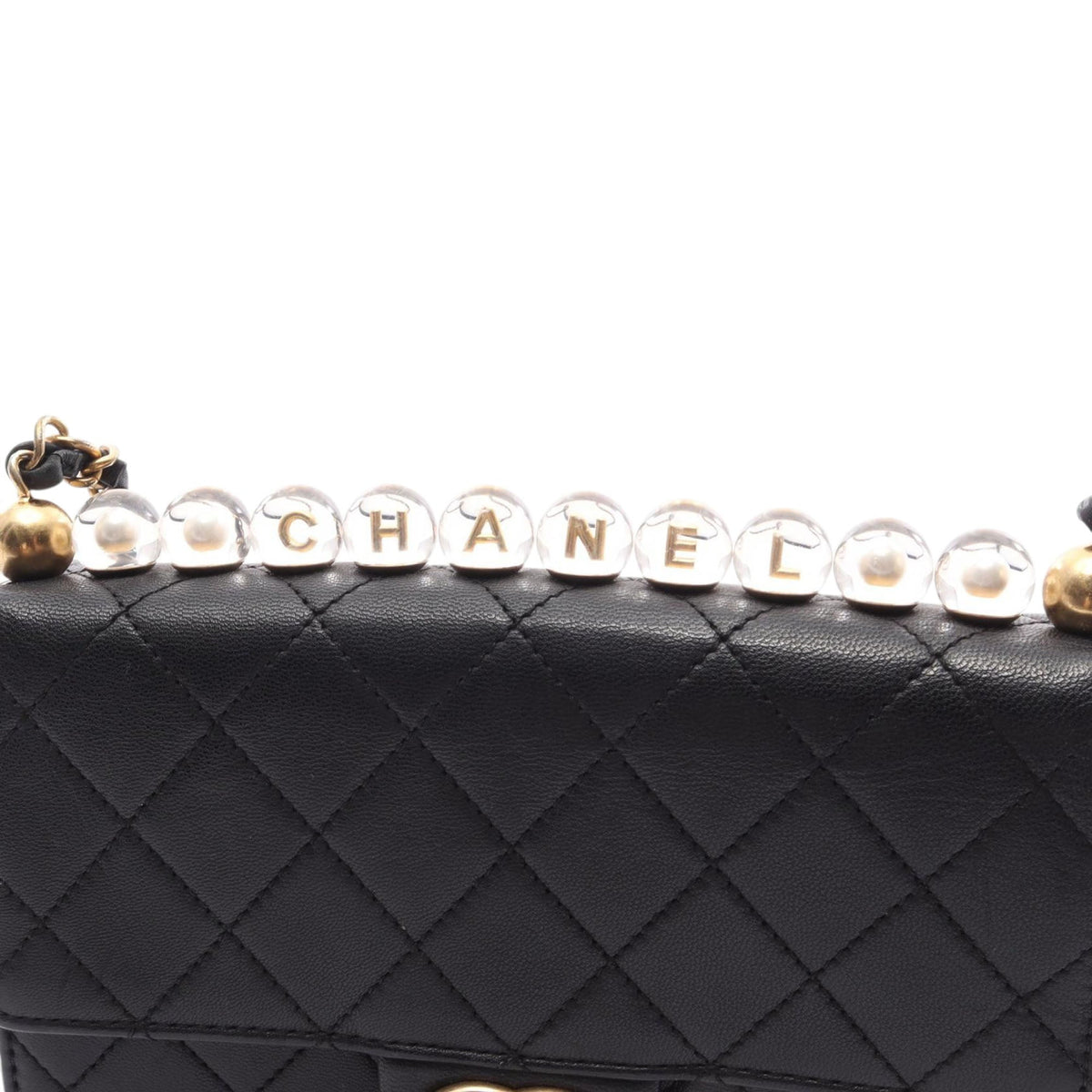 Chanel Small Quilted Lambskin Chic Pearls Flap