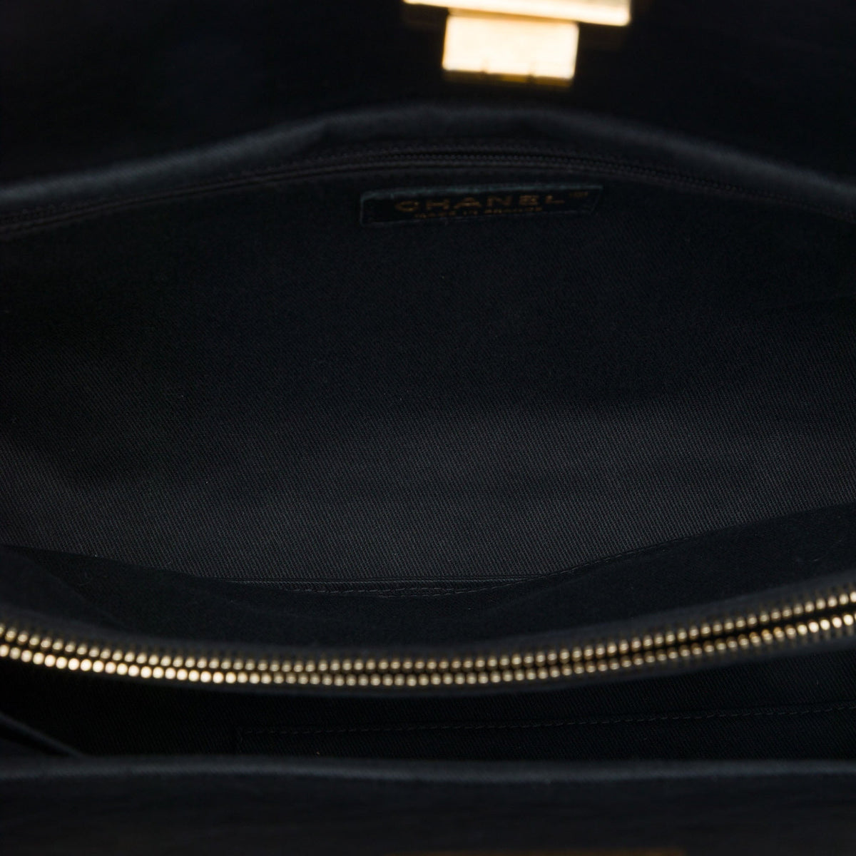 Chanel Quilted Aged Calfskin Reissue 2.55 Tote — Black