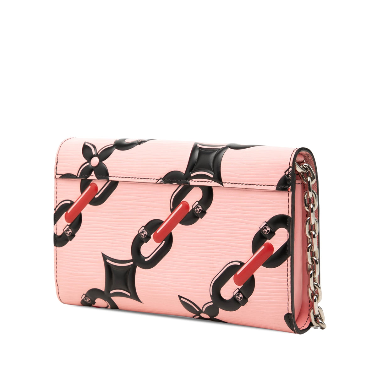 Louis Vuitton Epi Chain Flower Print Twist — Pink