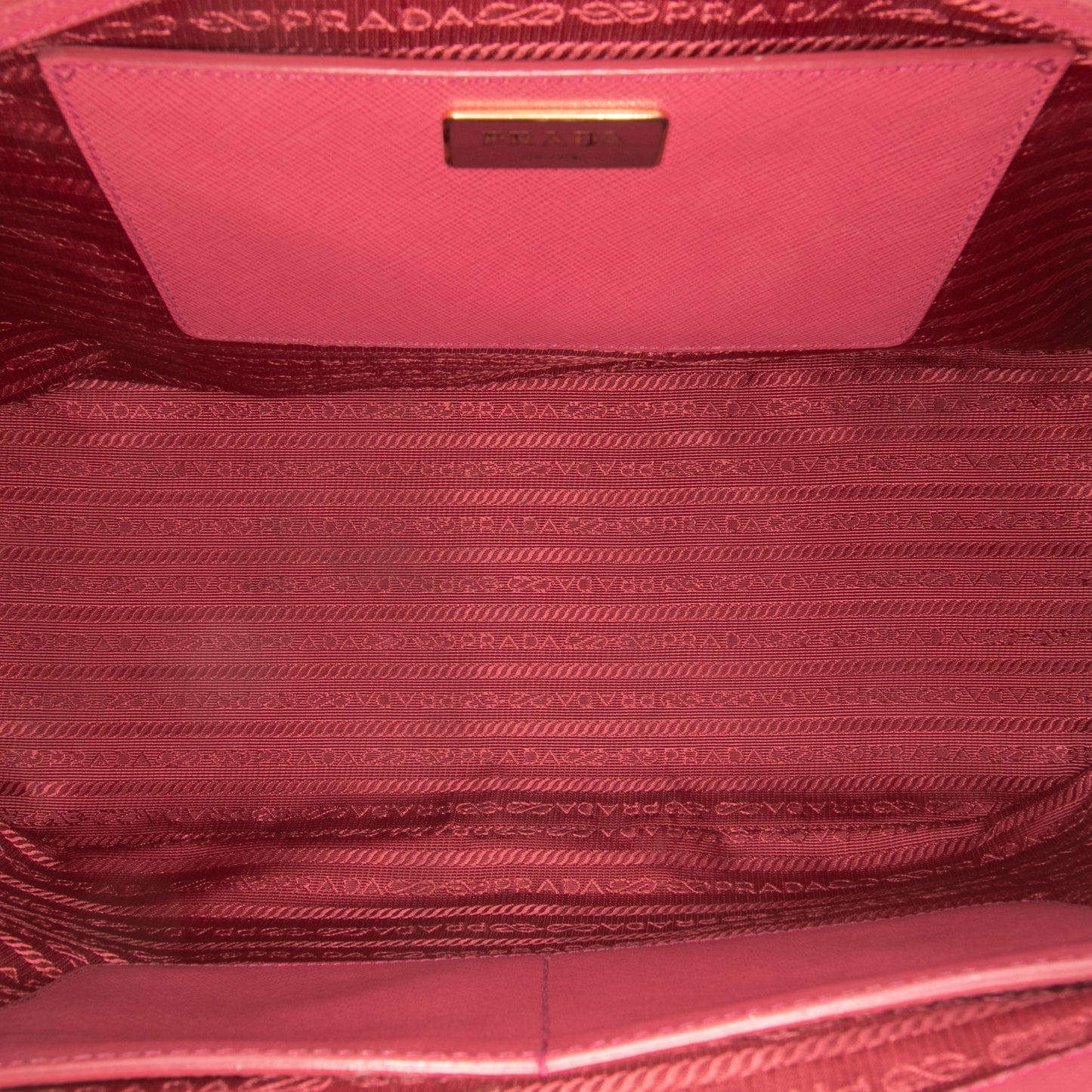Prada Large Saffiano Lux Galleria Double Zip Tote