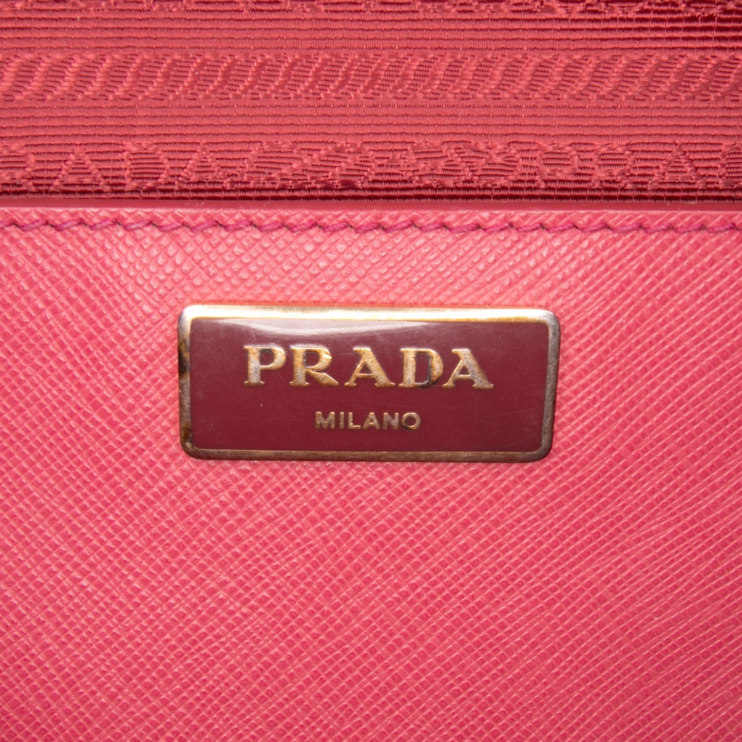 Prada Large Saffiano Lux Galleria Double Zip Tote