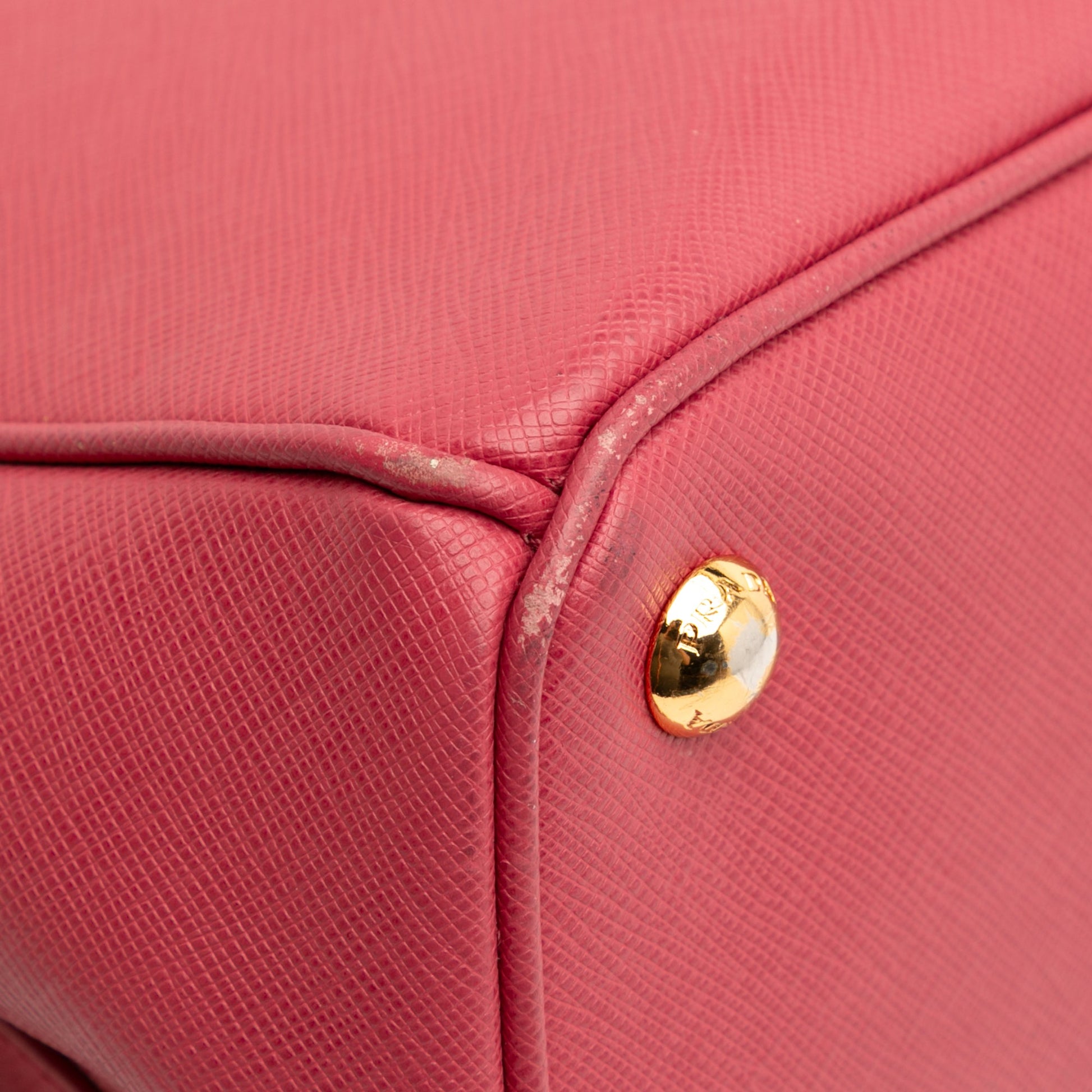 Prada Large Saffiano Lux Galleria Double Zip Tote