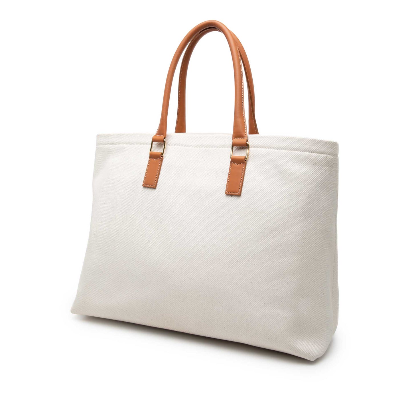 Celine Small Canvas Logo Print Horizontal Cabas Tote