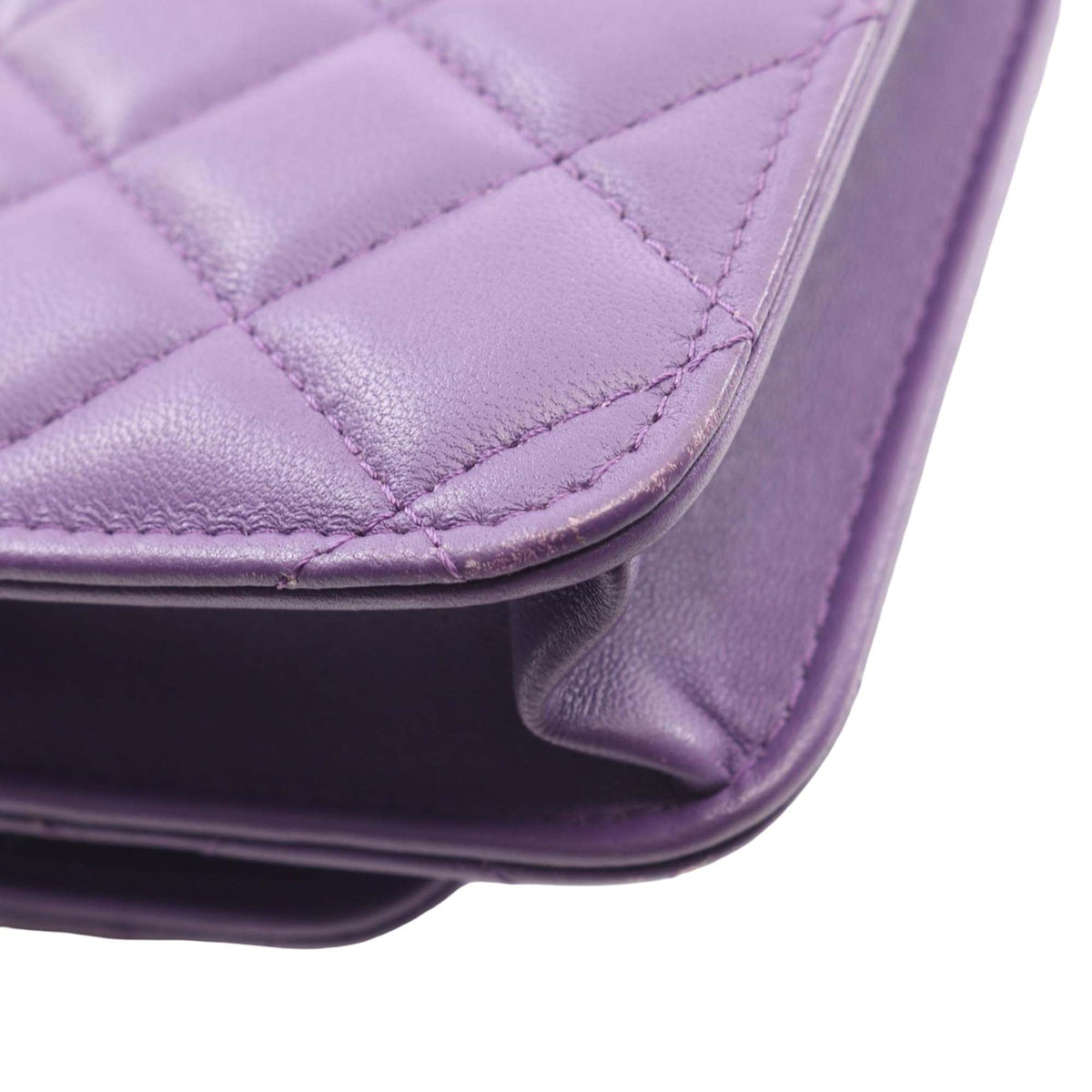 Chanel Mini CC Quilted Lambskin Top Handle Bag