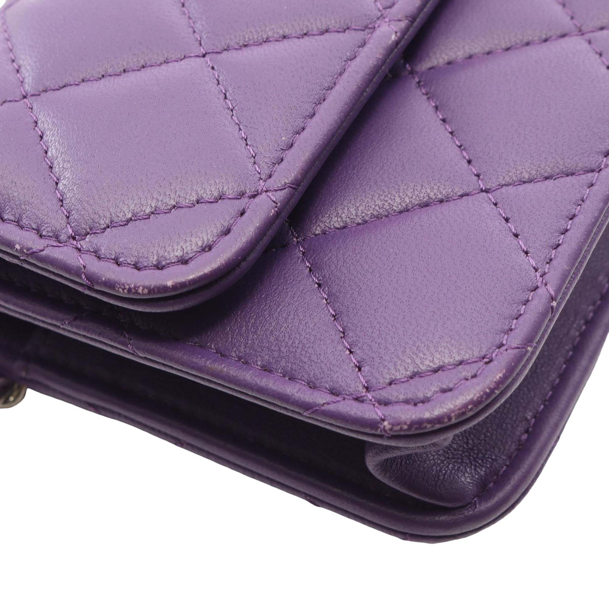 Chanel Mini CC Quilted Lambskin Top Handle Bag