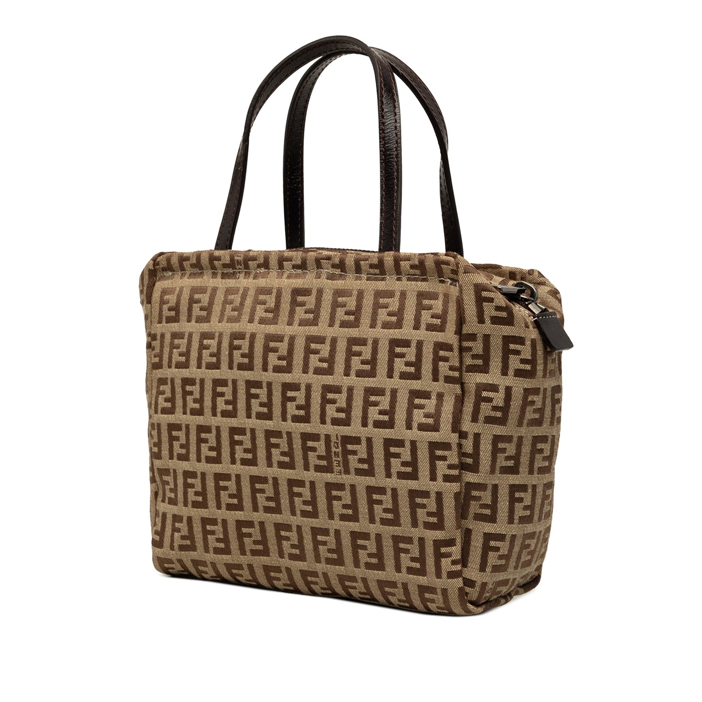 Fendi Mini Zucchino Canvas Handbag