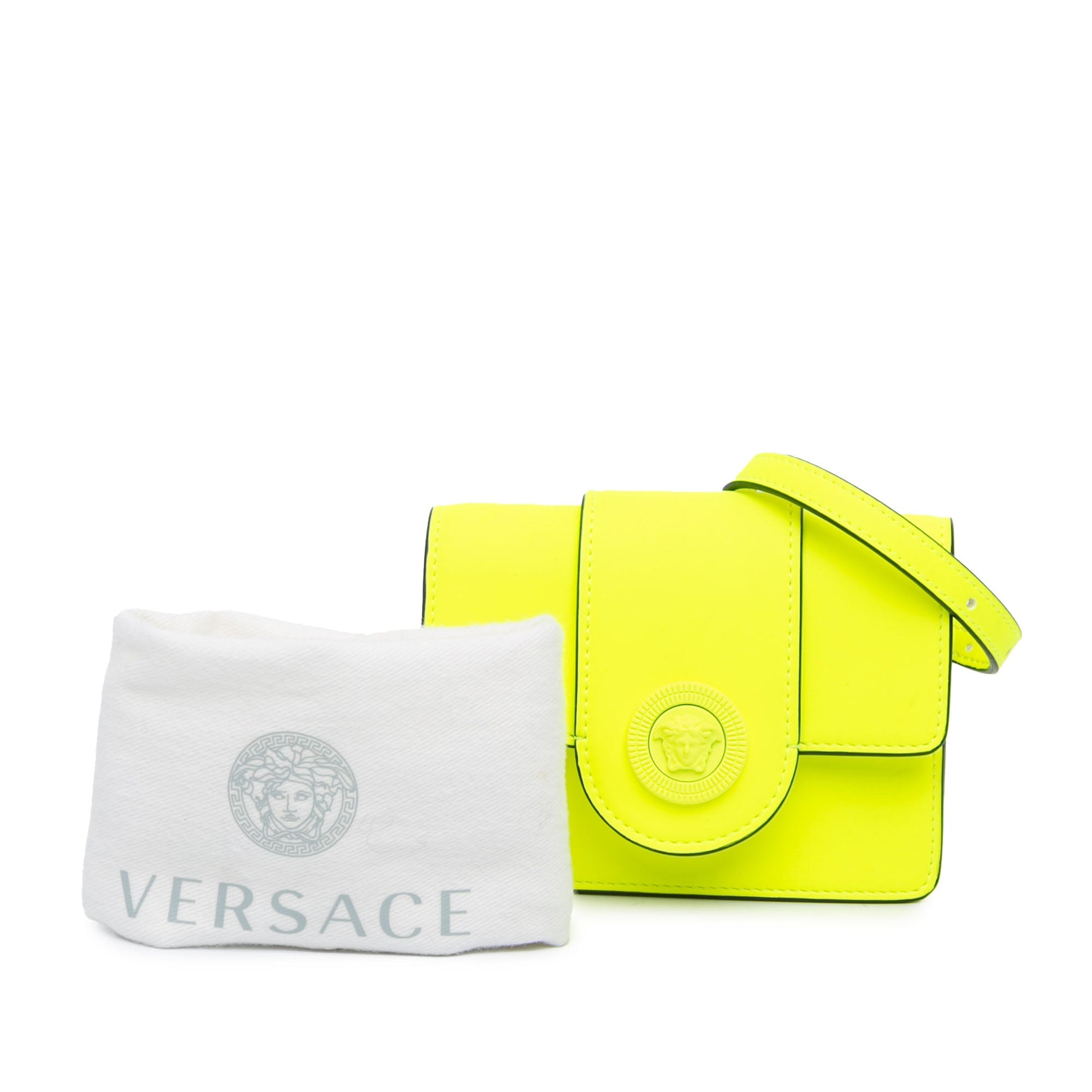 Versace Leather La Medusa Crossbody