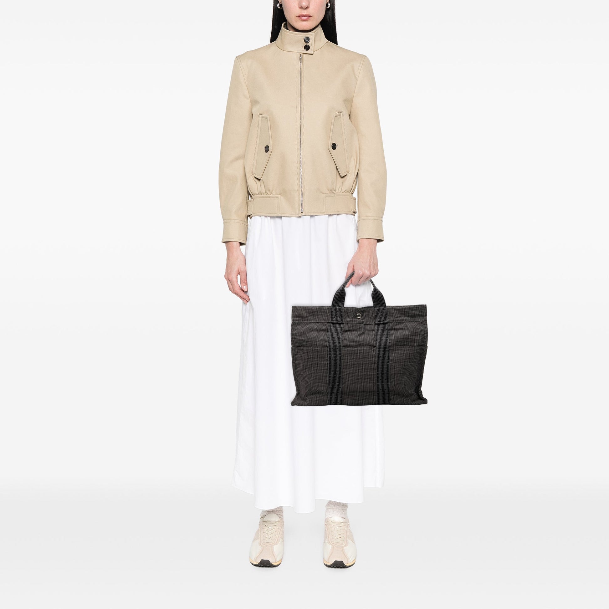 Hermès Canvas Herline MM