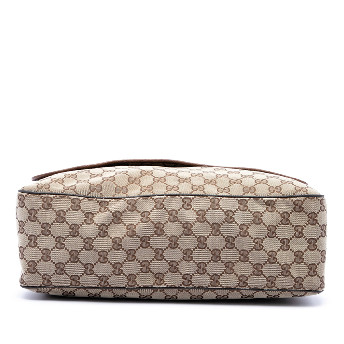 Gucci GG Canvas Web Flap Messenger Bag