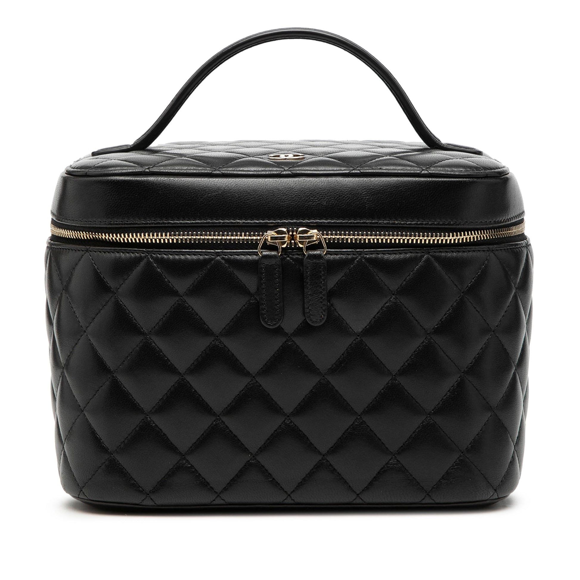 Chanel CC Quilted Lambskin Vanity Bag