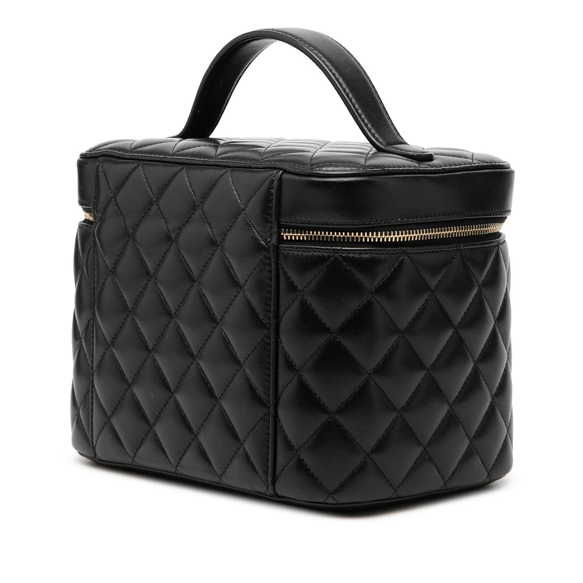 Chanel CC Quilted Lambskin Vanity Bag