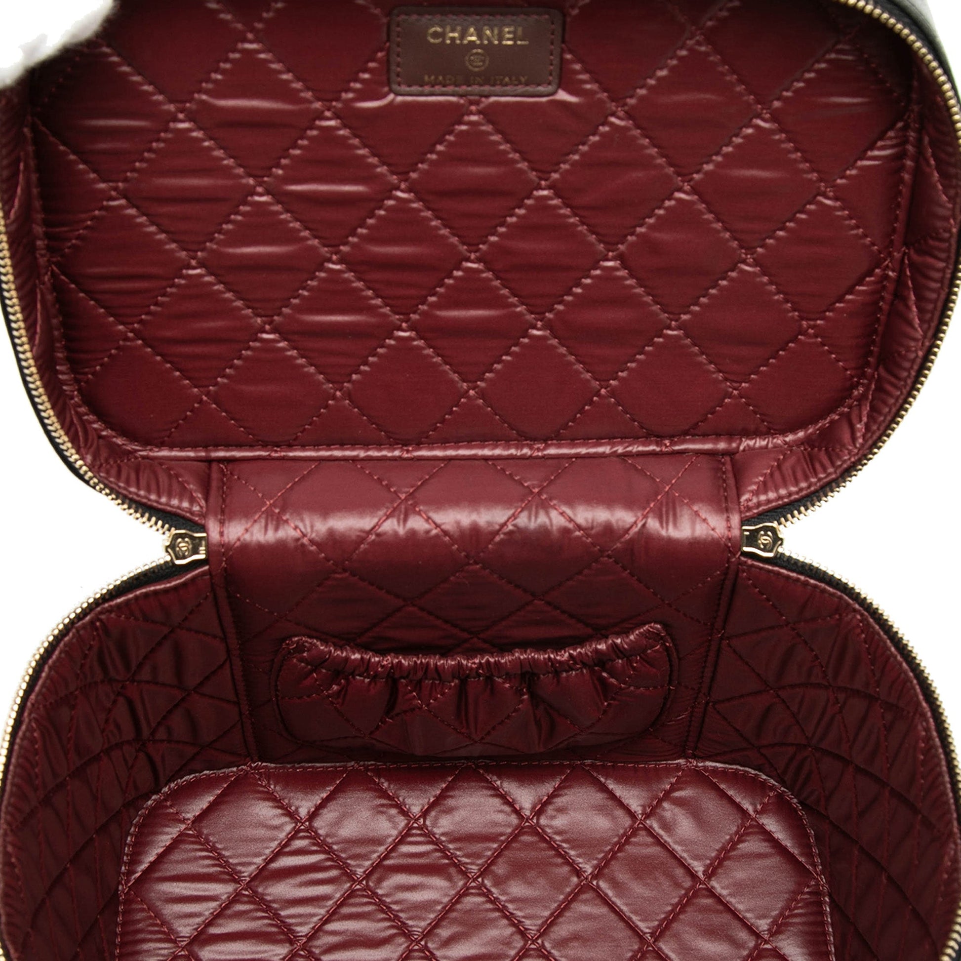 Chanel CC Quilted Lambskin Vanity Bag