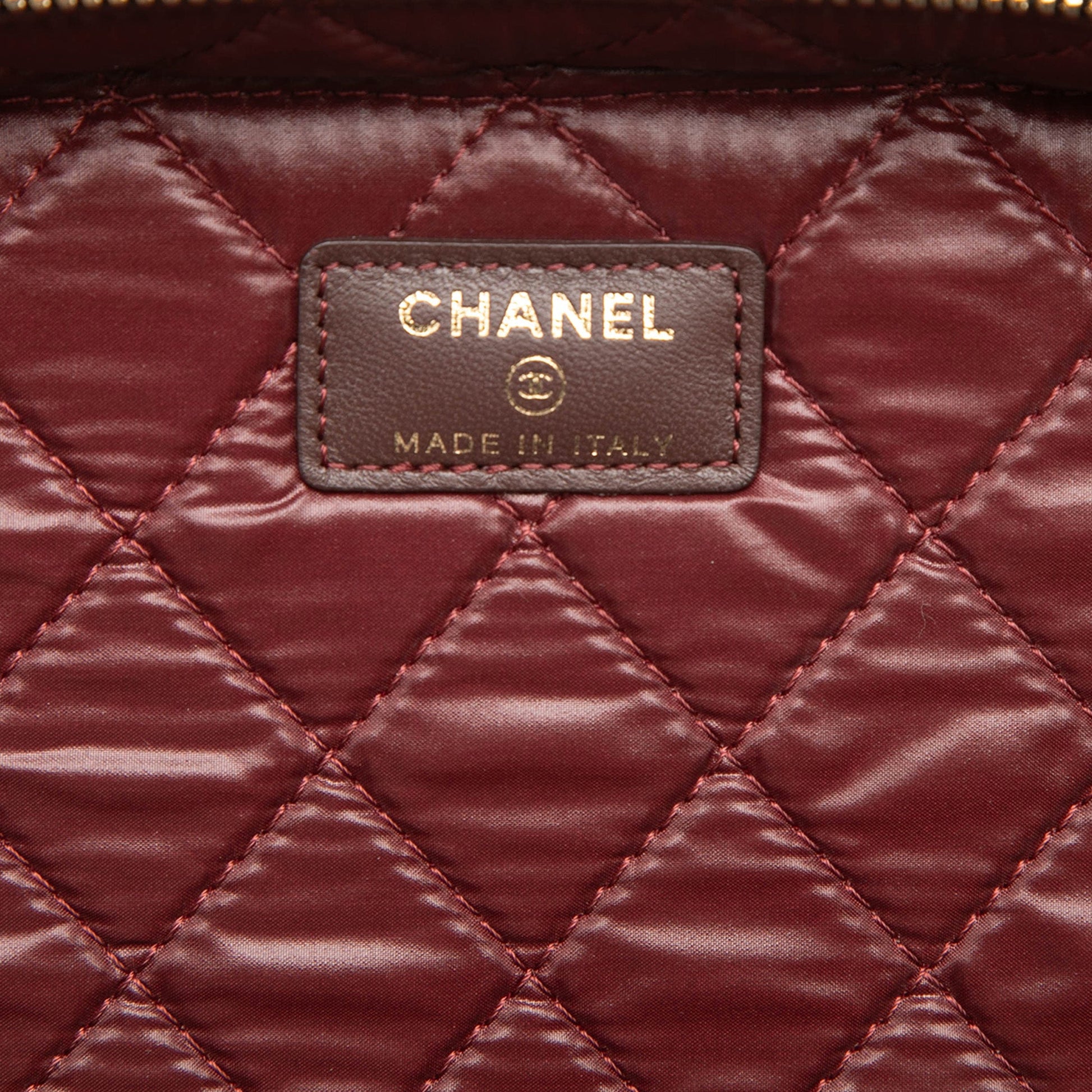 Chanel CC Quilted Lambskin Vanity Bag