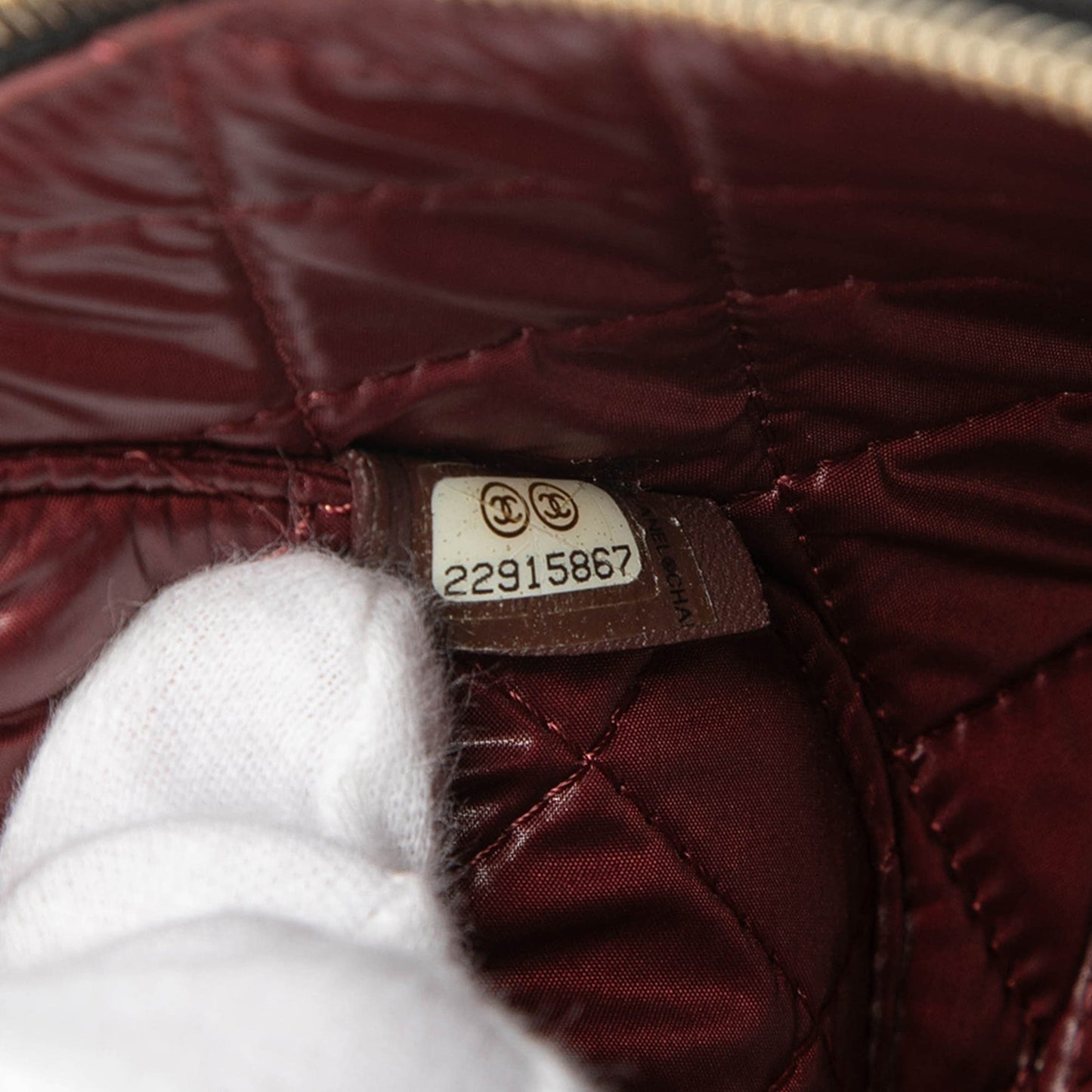 Chanel CC Quilted Lambskin Vanity Bag