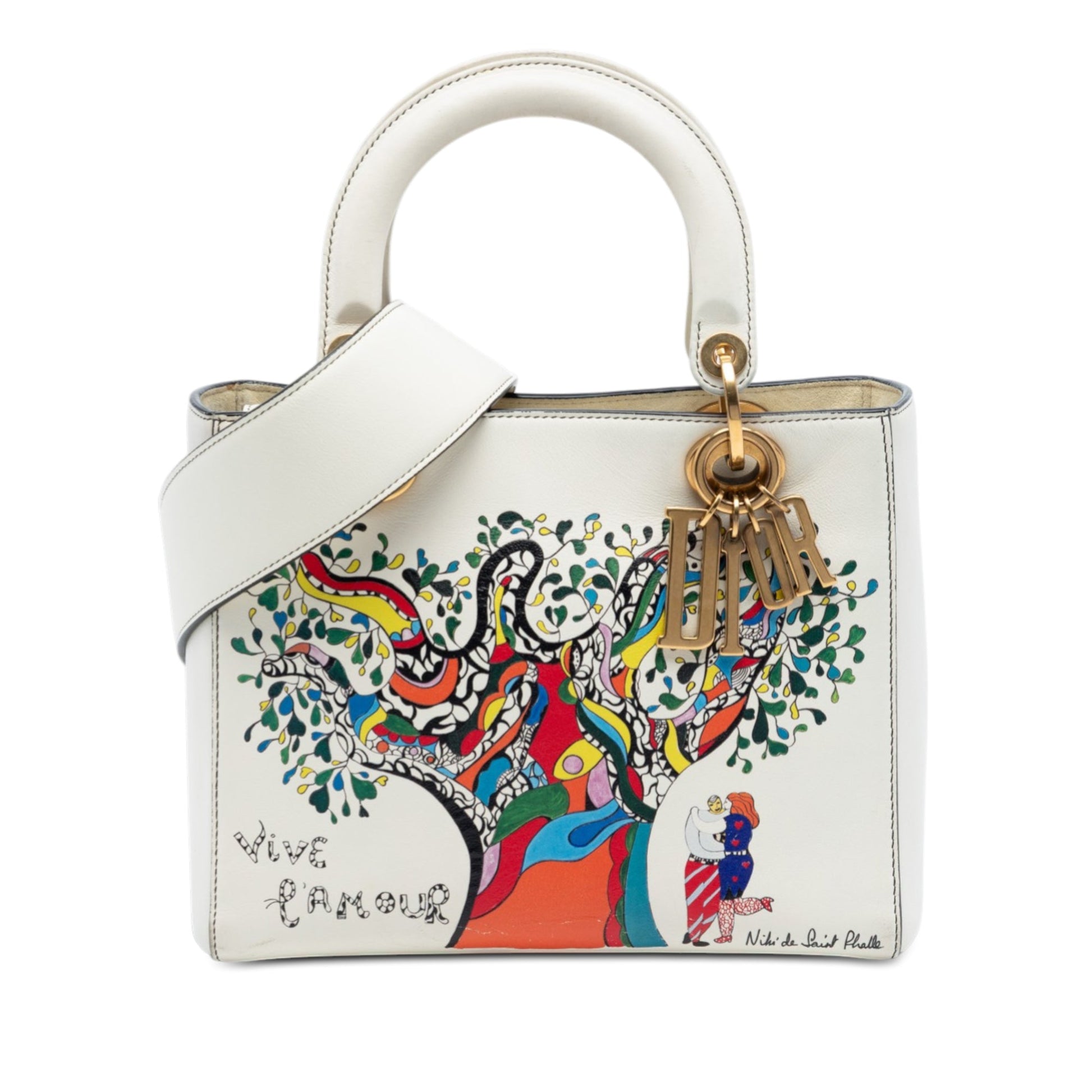 Niki de Saint Phalle Medium Calfskin Vive L amour Lady Dior