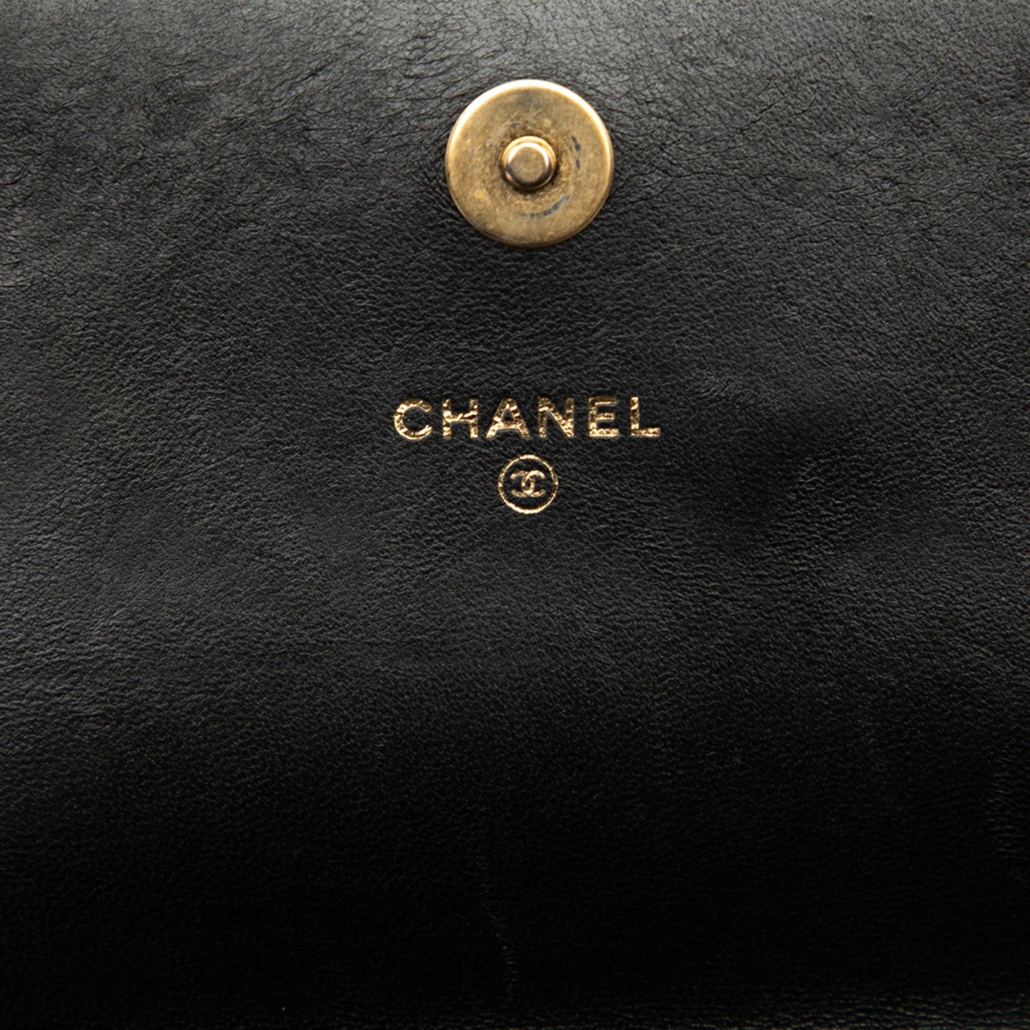 Chanel CC Quilted Lambskin Coco Clips Wallet on Chain