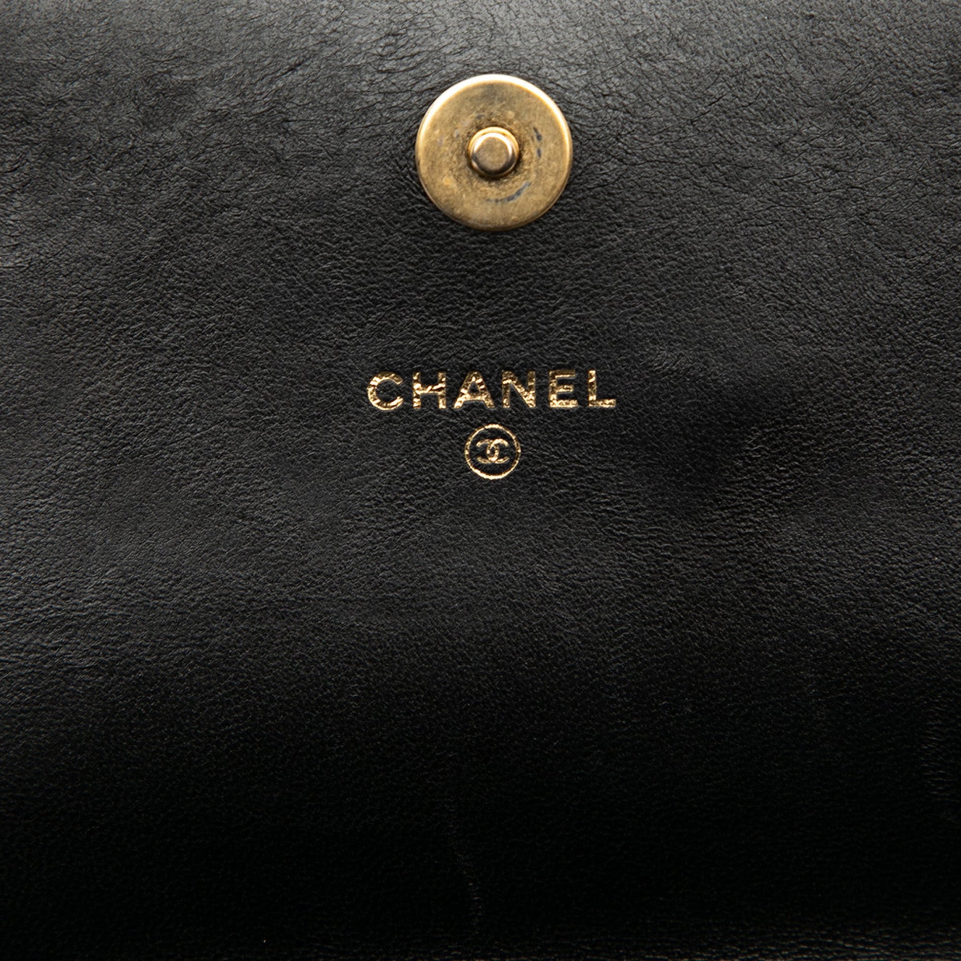 Chanel CC Quilted Lambskin Coco Clips Wallet on Chain