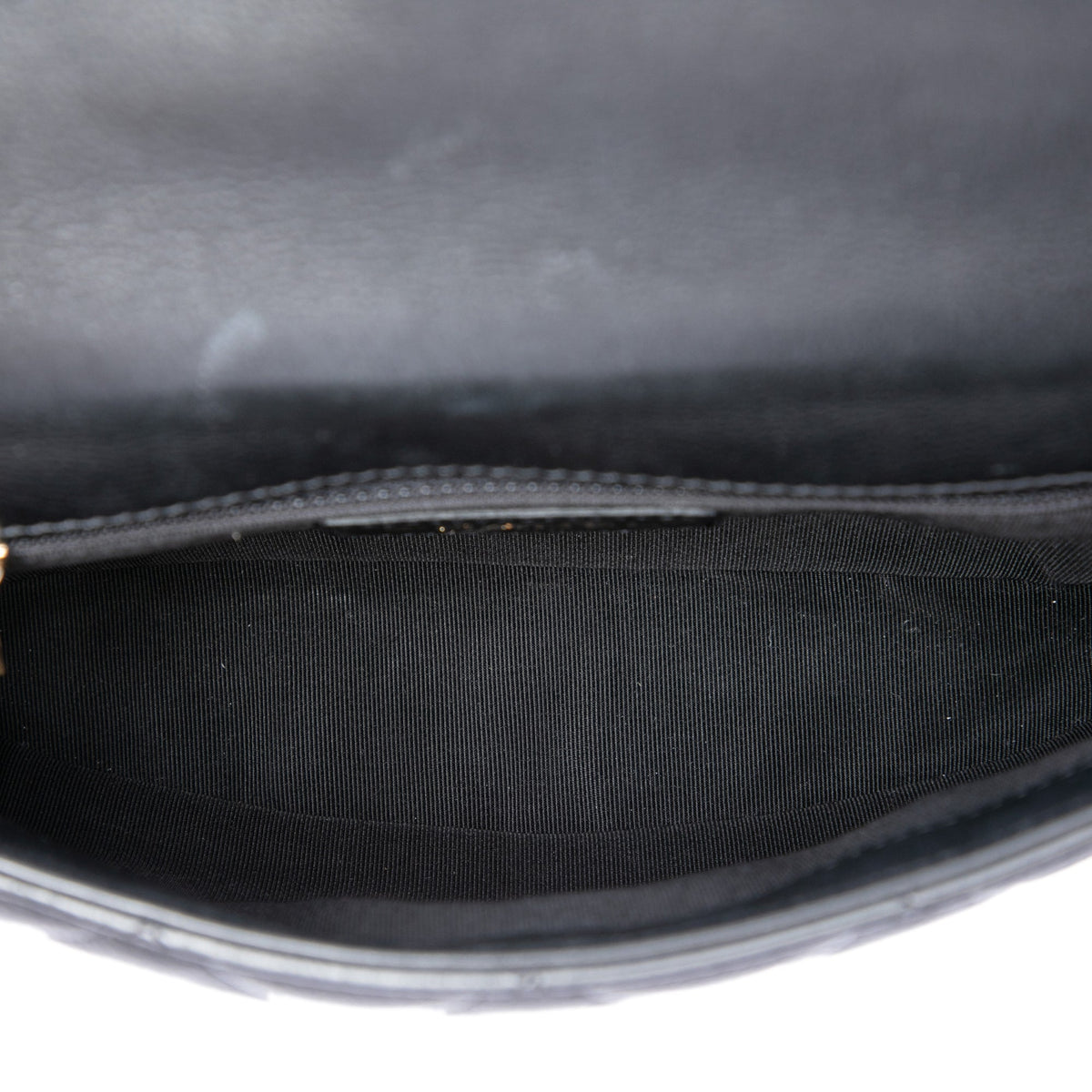 Chanel Quilted Calfskin Carry With Chic Flap Belt Bag with Chain — Black