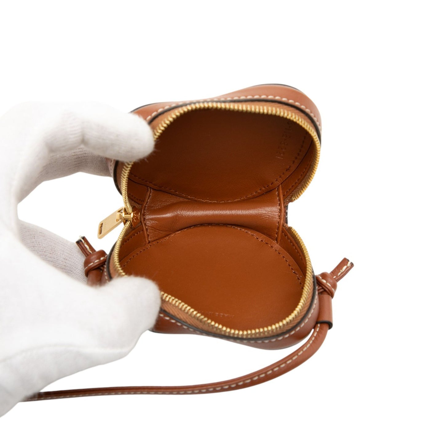 Celine Micro Leather Heart Crossbody