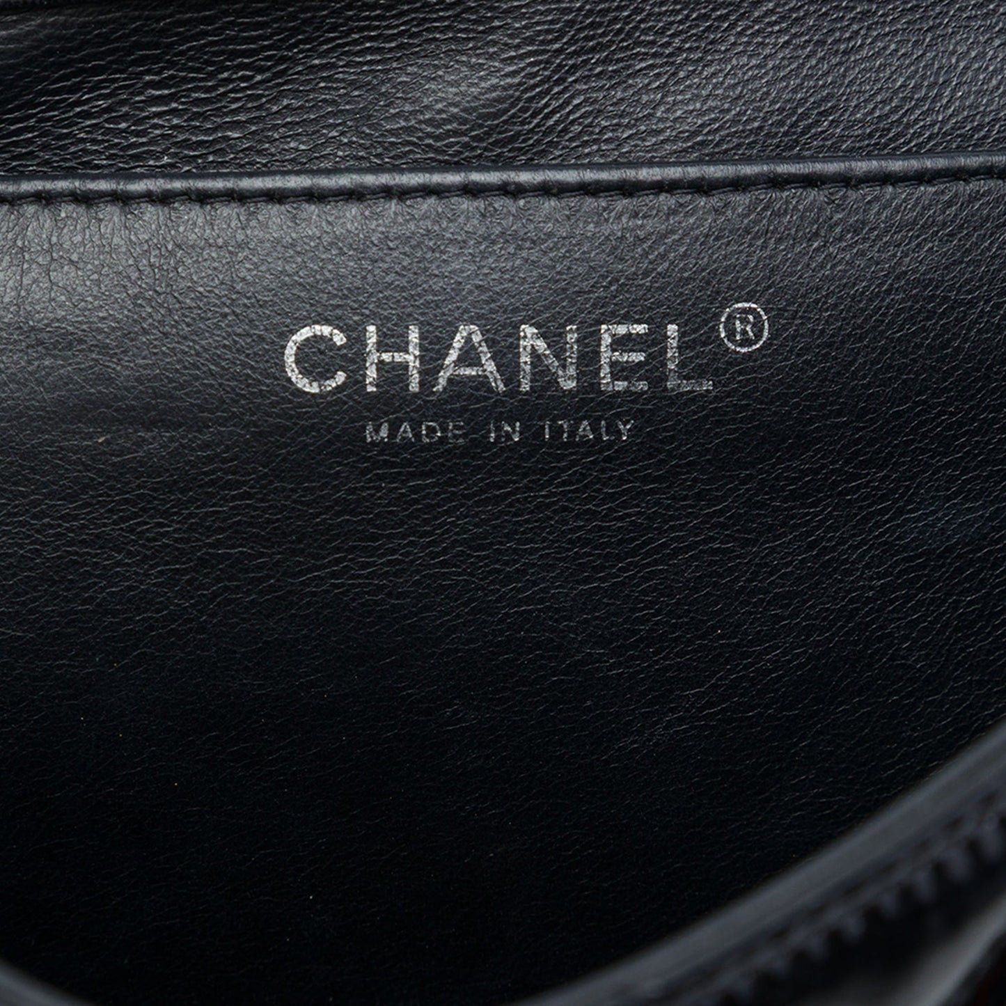 Chanel CC Quilted Patent Flap Clutch with Chain