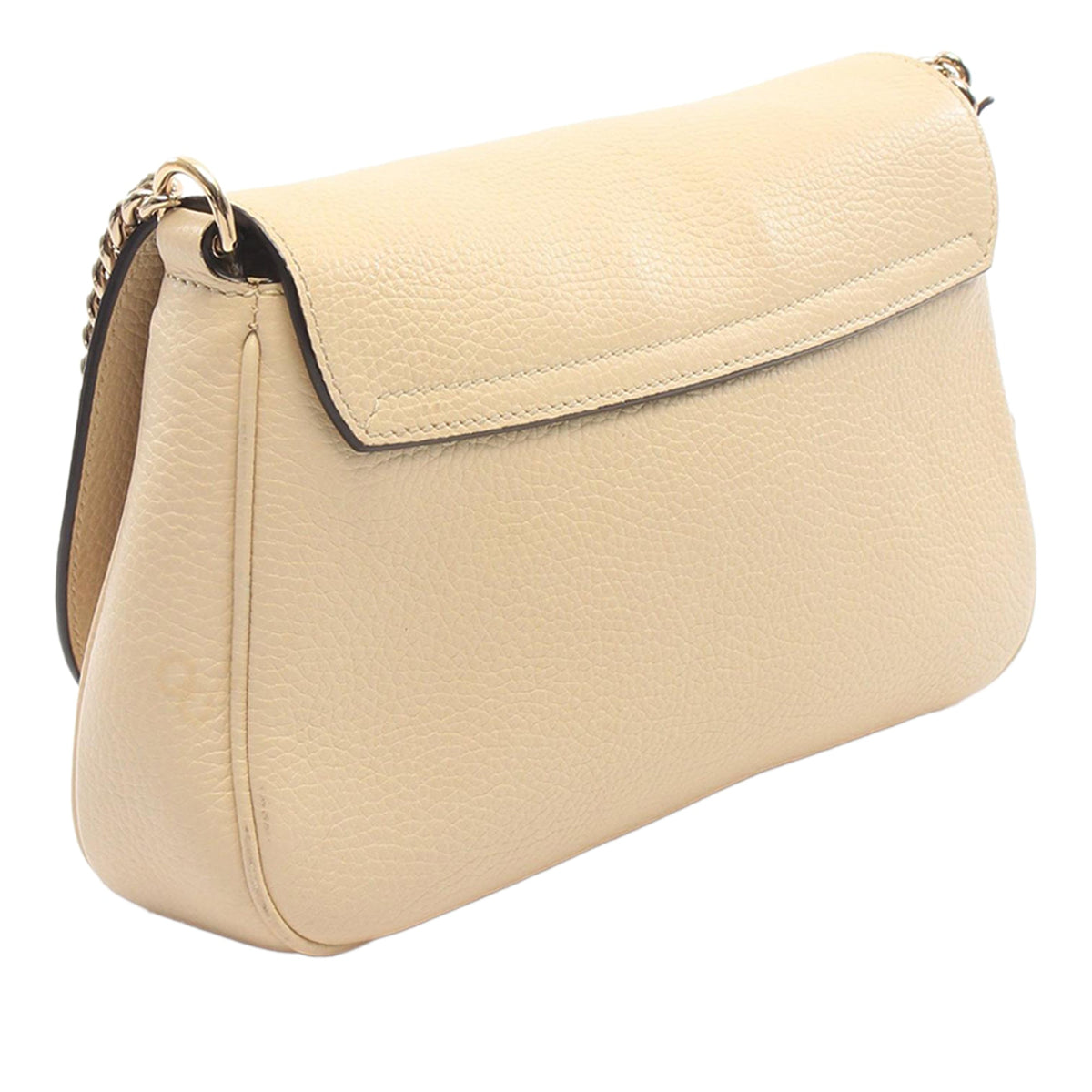 Gucci Medium Calfskin Soho Chain Flap Crossbody — Brown