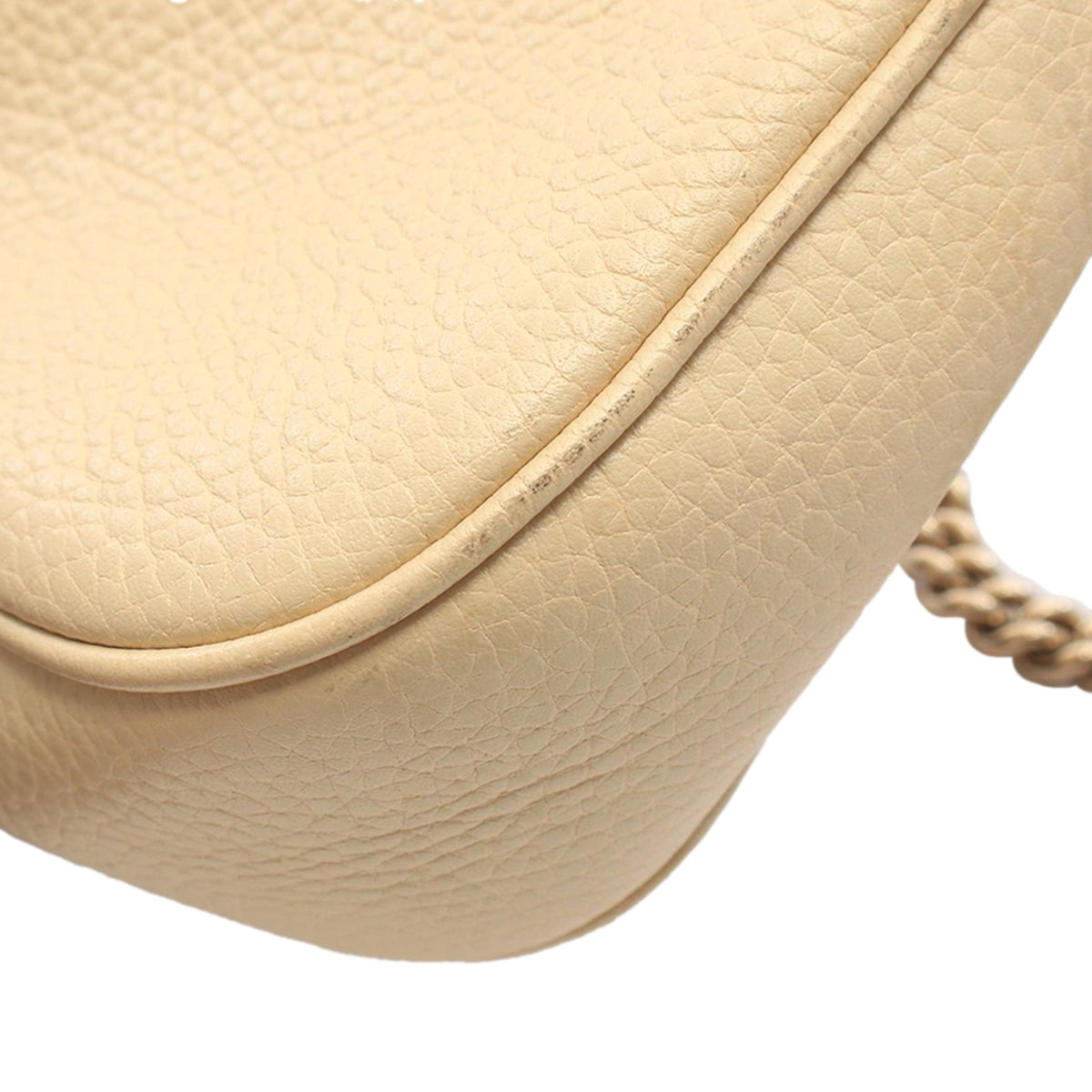 Gucci Medium Calfskin Soho Chain Flap Crossbody — Brown