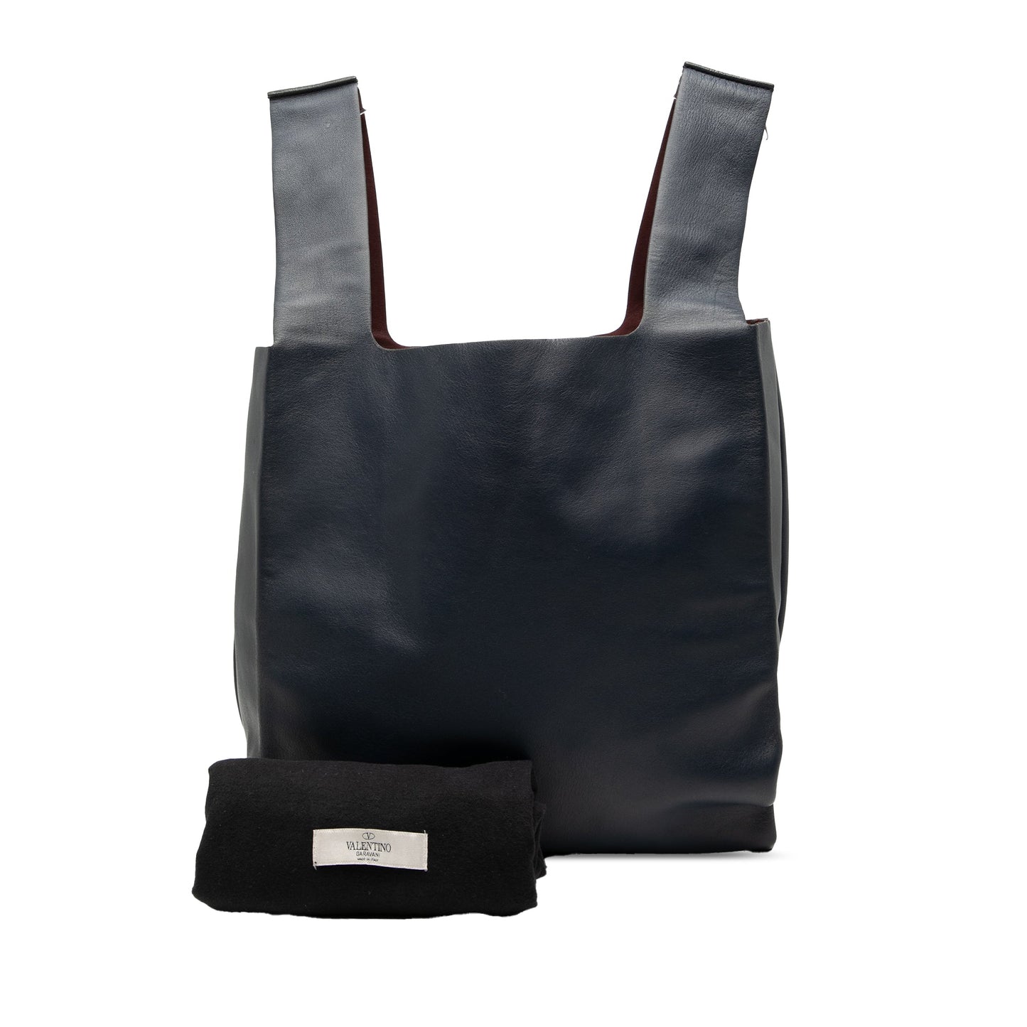 Valentino Reversible Leather Shopper Tote