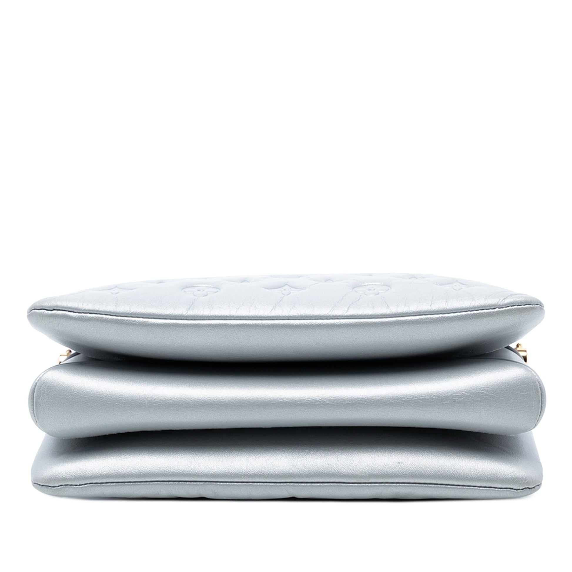 Monogram Embossed Puffy Lambskin Coussin PM
