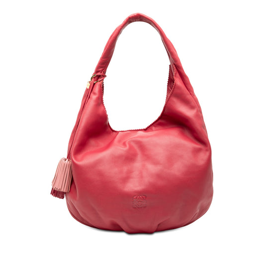 LOEWE Nappa Anagram Tassel Hobo