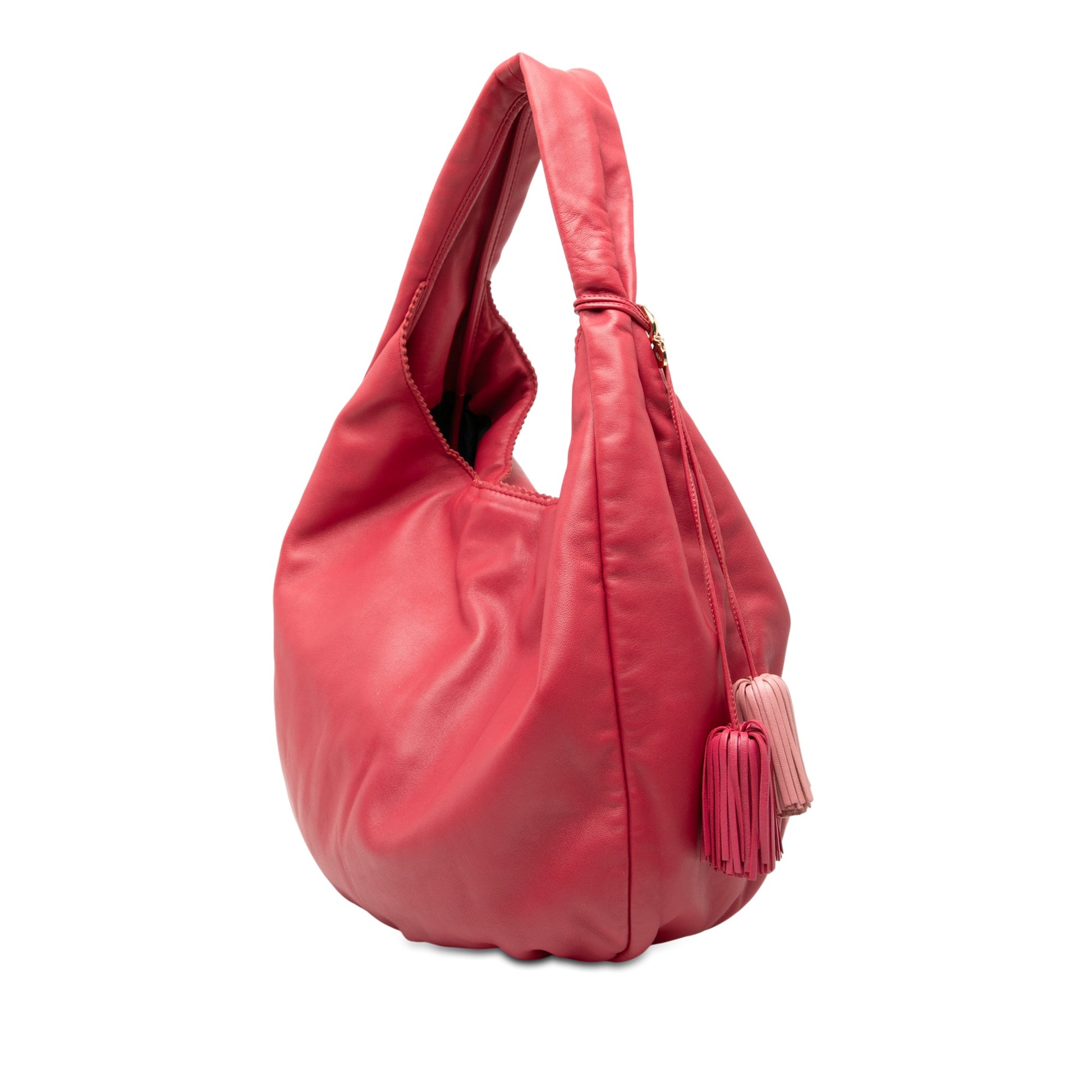 LOEWE Nappa Anagram Tassel Hobo