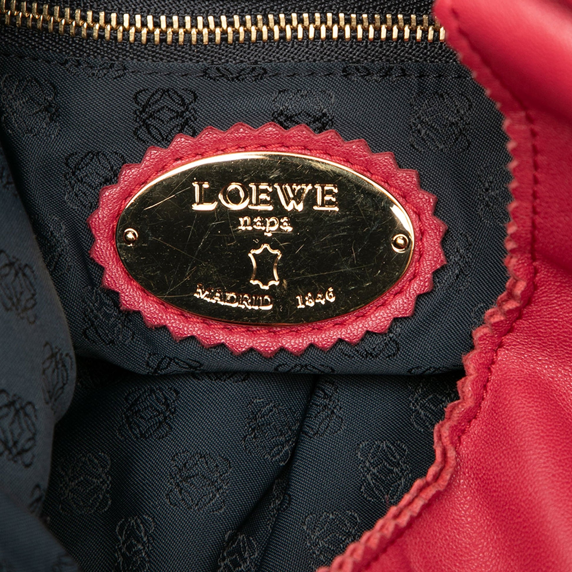 LOEWE Nappa Anagram Tassel Hobo
