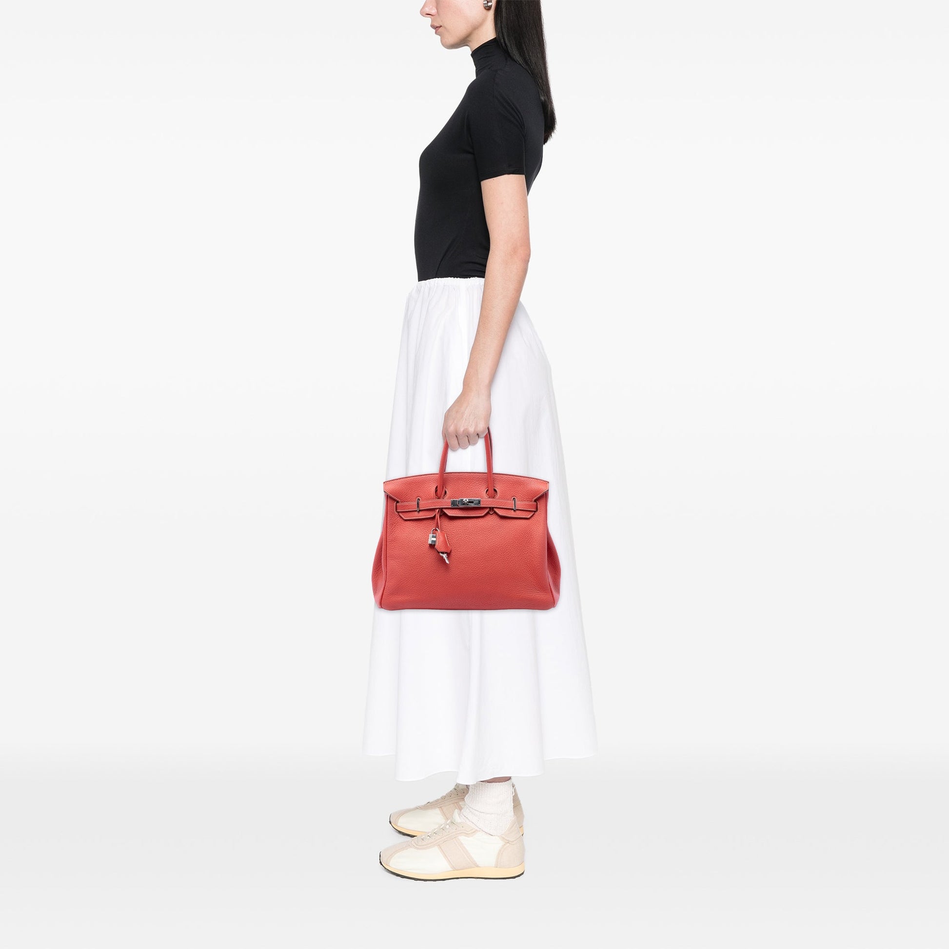 Hermès Clemence Birkin Retourne 35