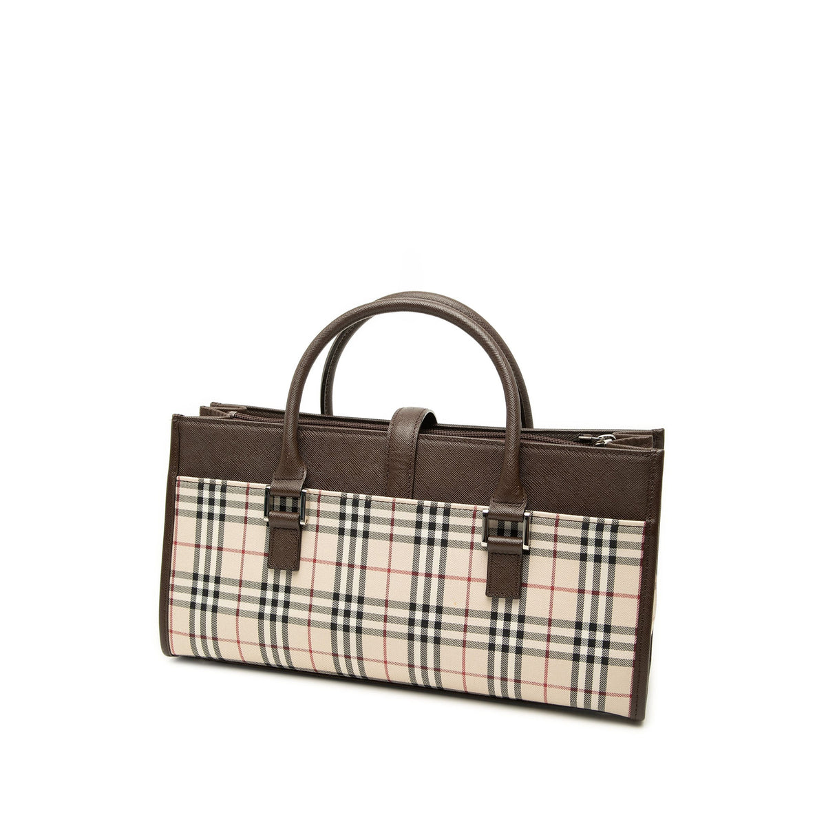 Burberry House Check Canvas Handbag