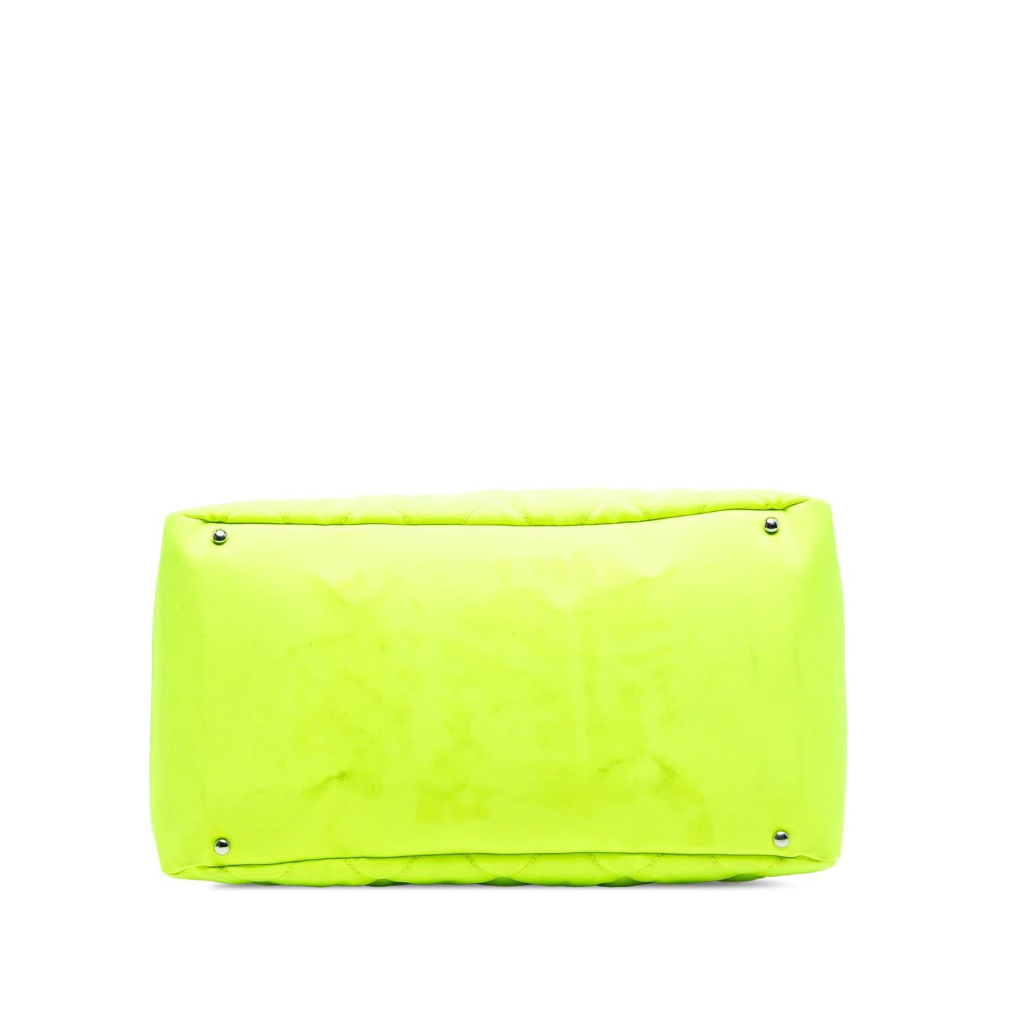 Chanel Paris Biarritz Quilted Canvas Fluo Duffle Bag
