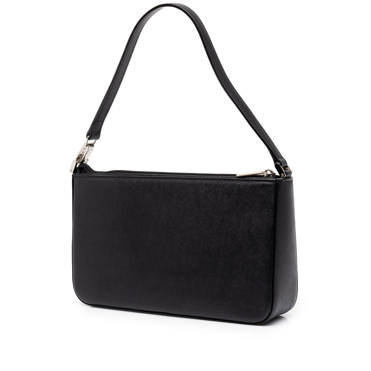 Burberry Leather Shoulder Bag — Black
