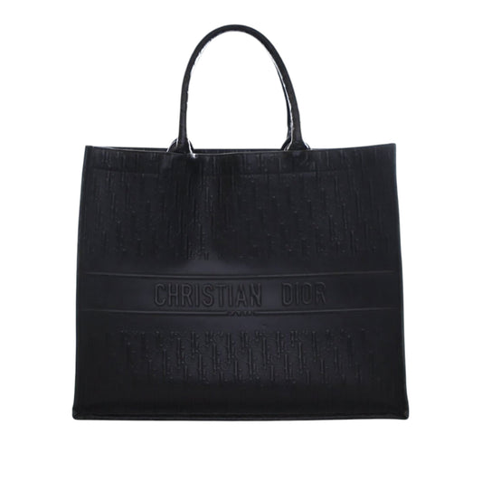 Dior Large Oblique Embossed Book Tote