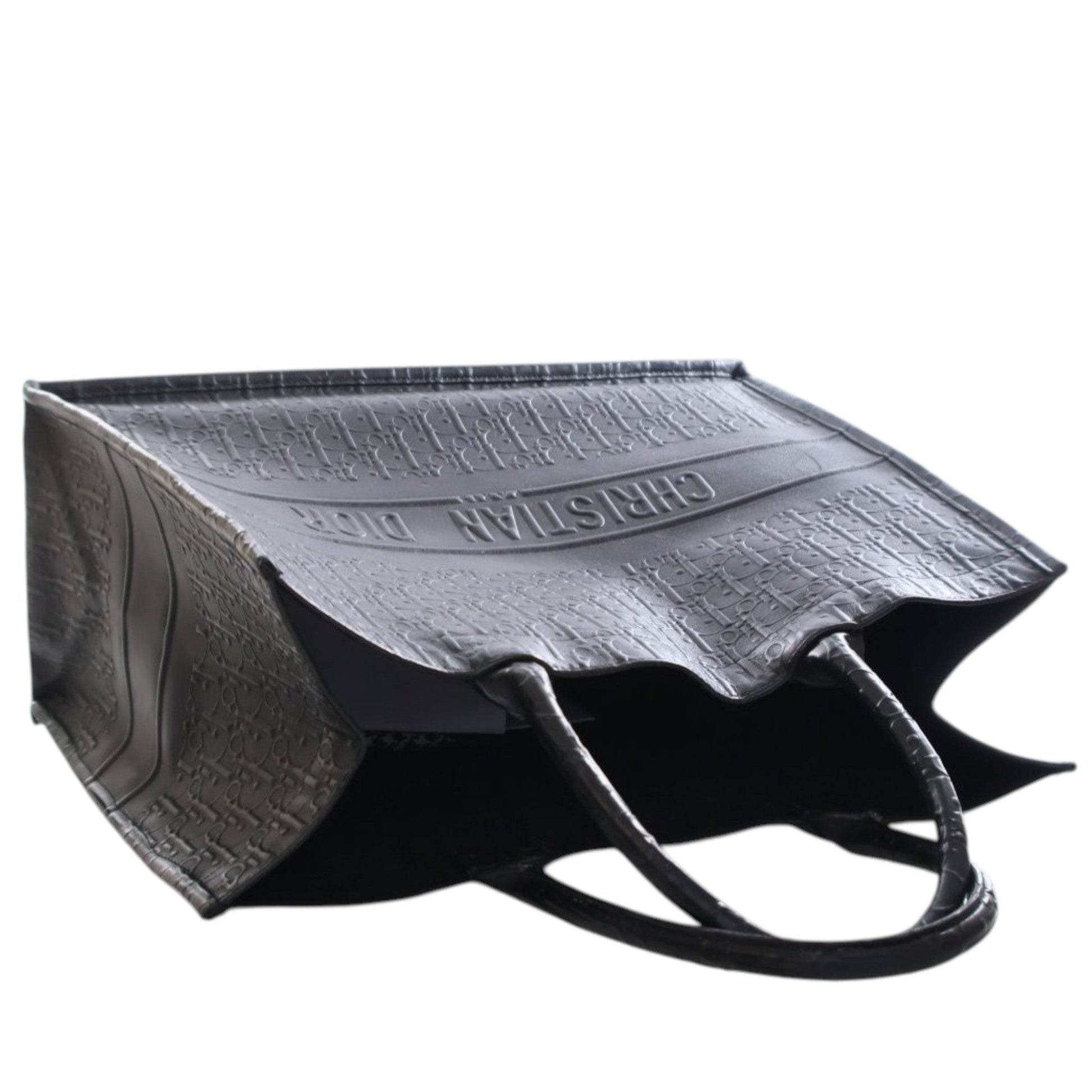 Dior Large Oblique Embossed Book Tote