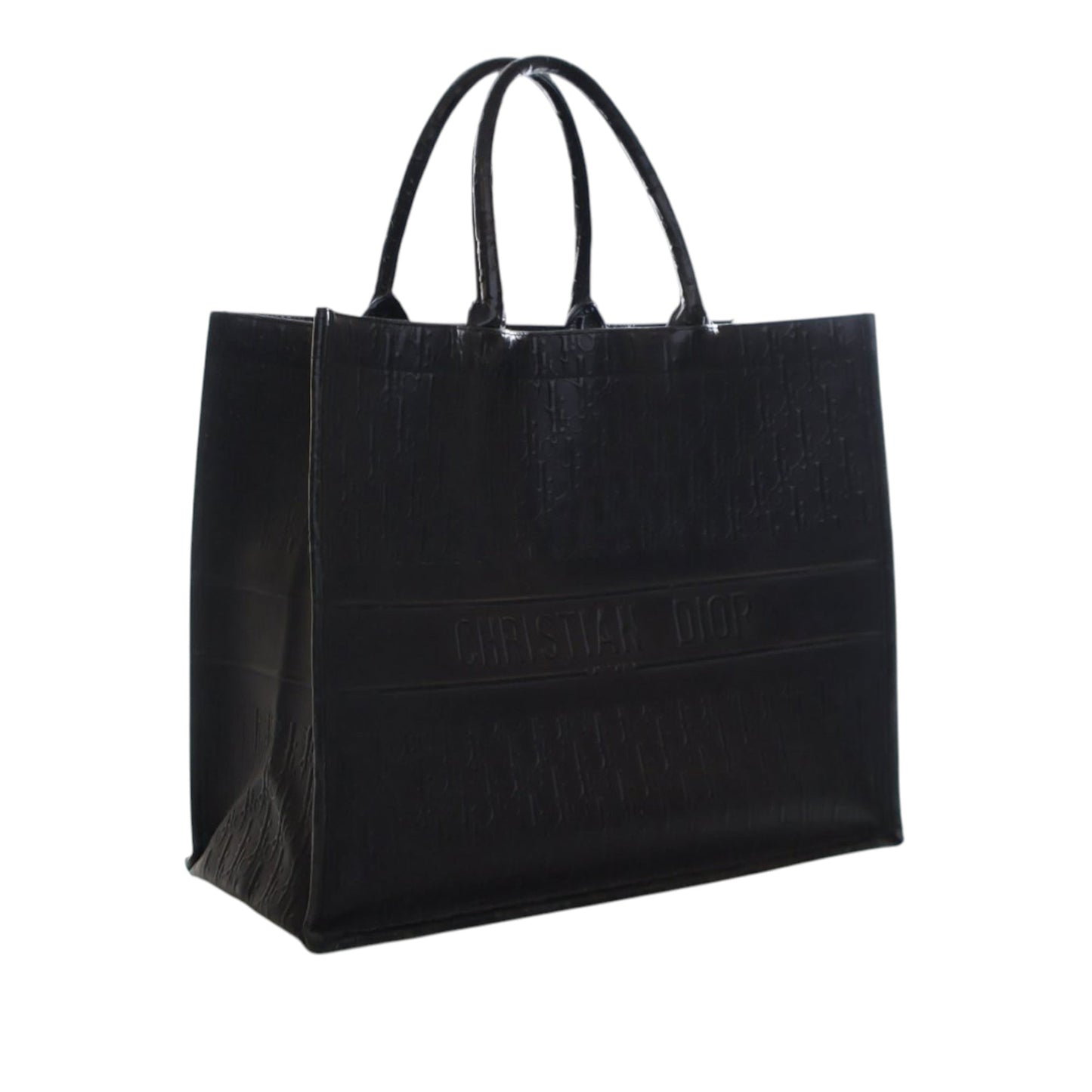 Dior Large Oblique Embossed Book Tote